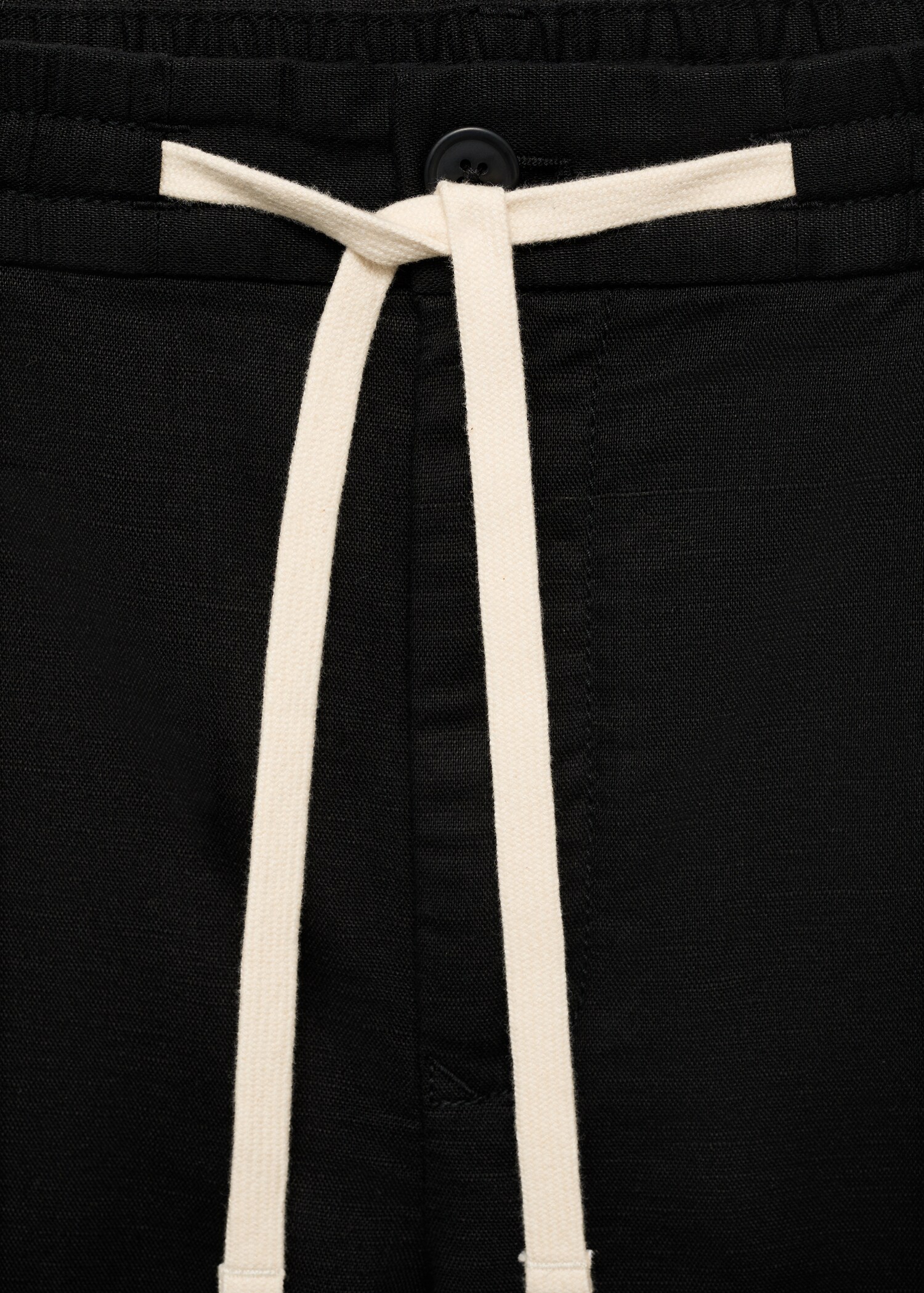 Slim-fit trousers with drawstring - Details of the article 8