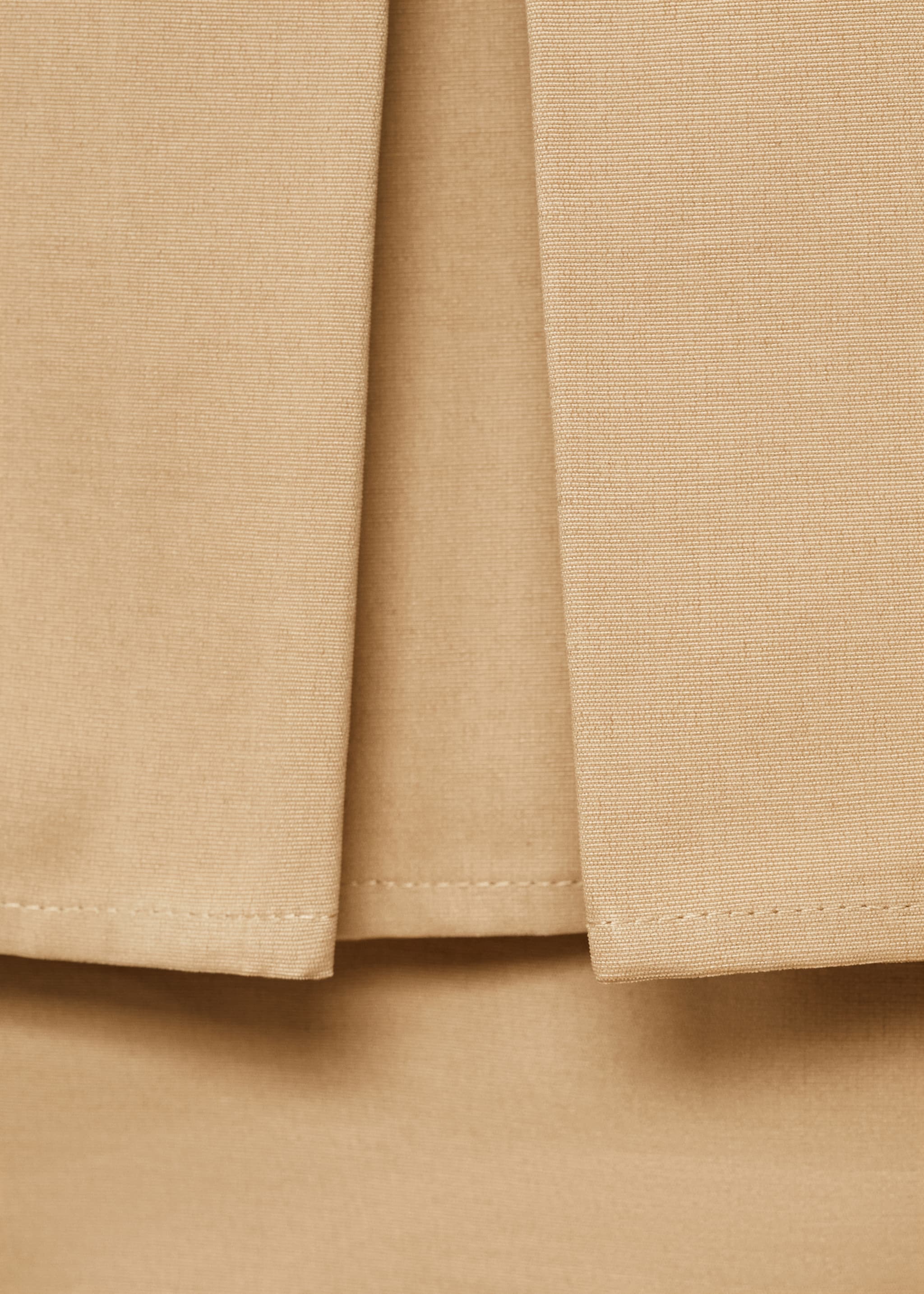 Cape-style cropped trench coat - Details of the article 0