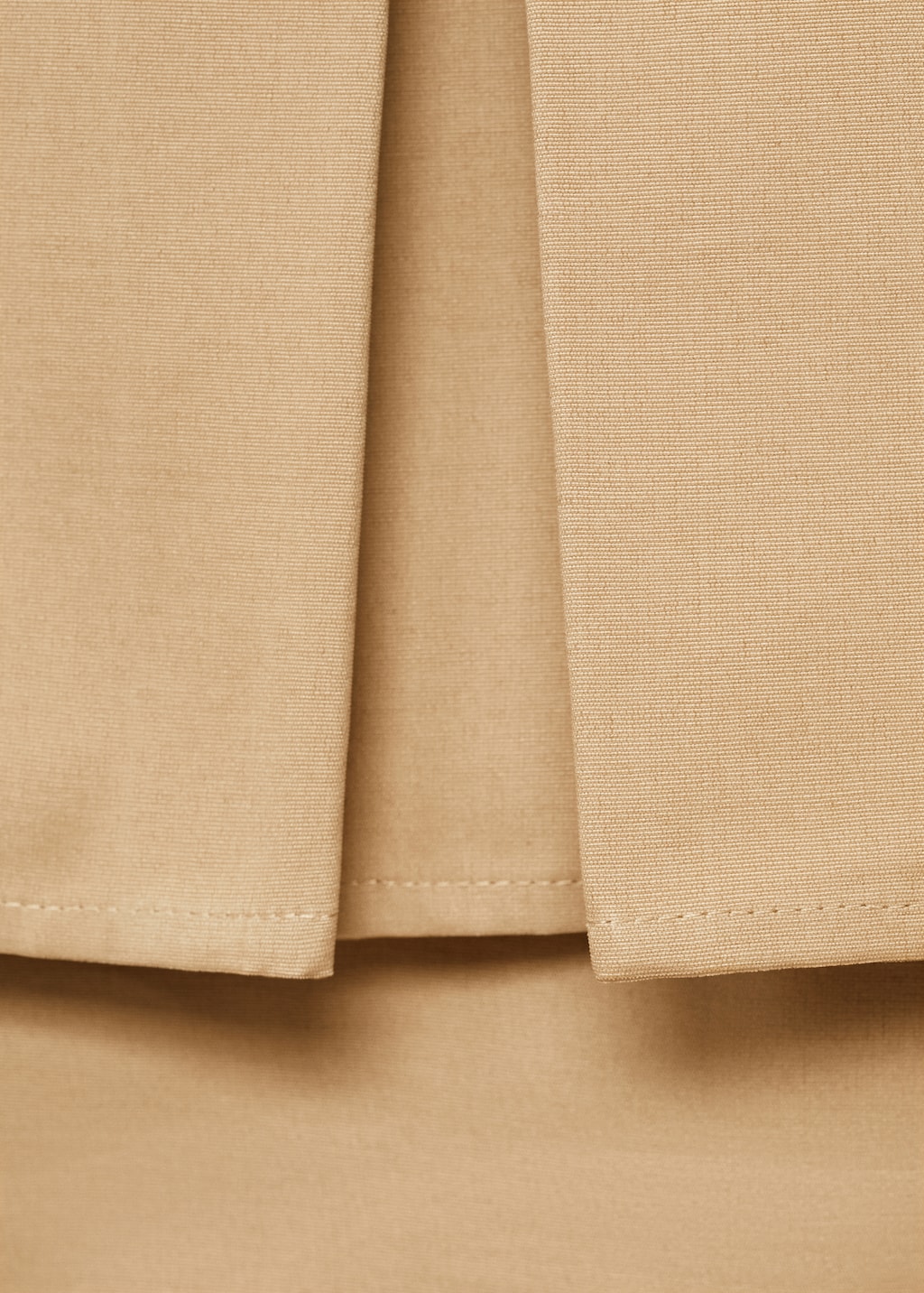 Cape-style cropped trench coat