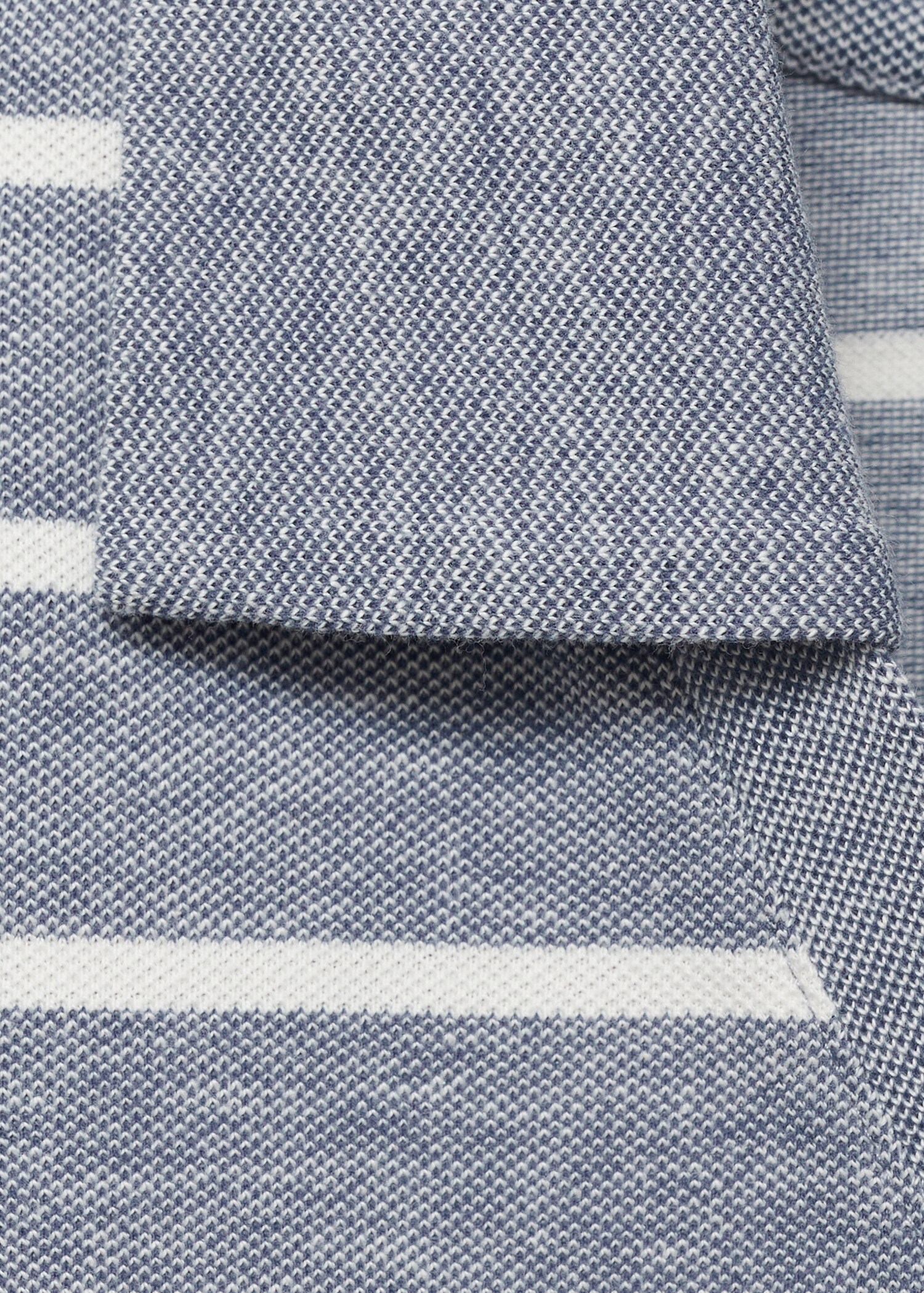 Polo crop à rayures - Détail de l'article 8