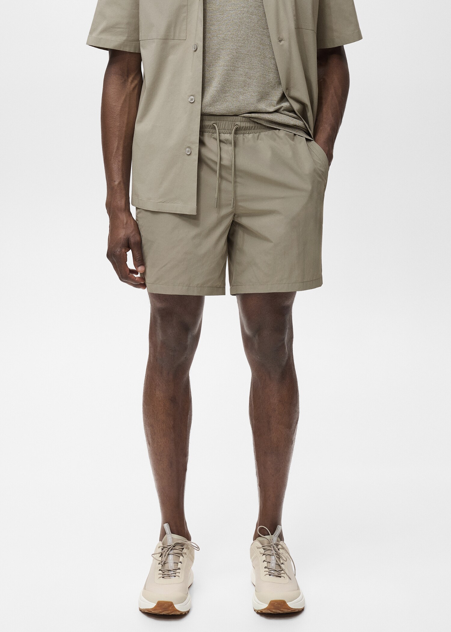 Swimsuit with zip pockets - Medium plane