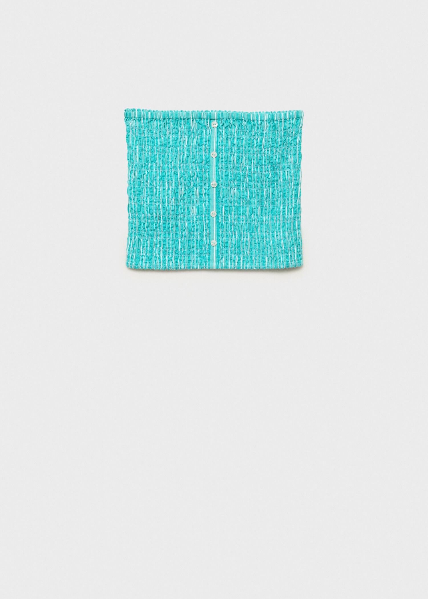 Ruched strapless top - Article without model