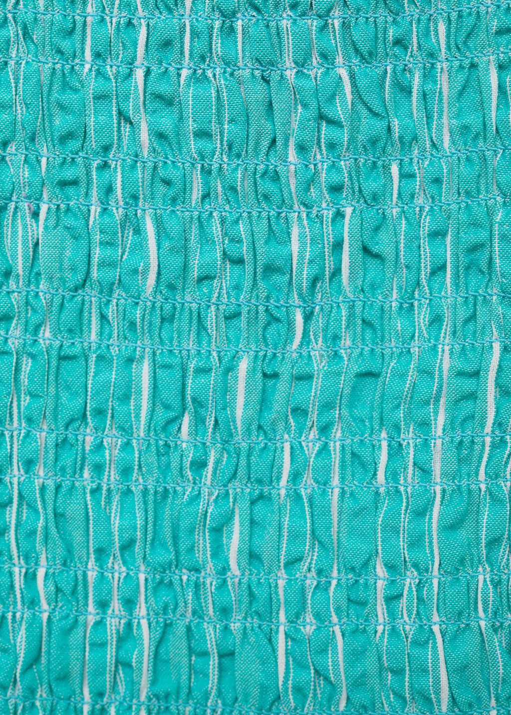 Ruched strapless top