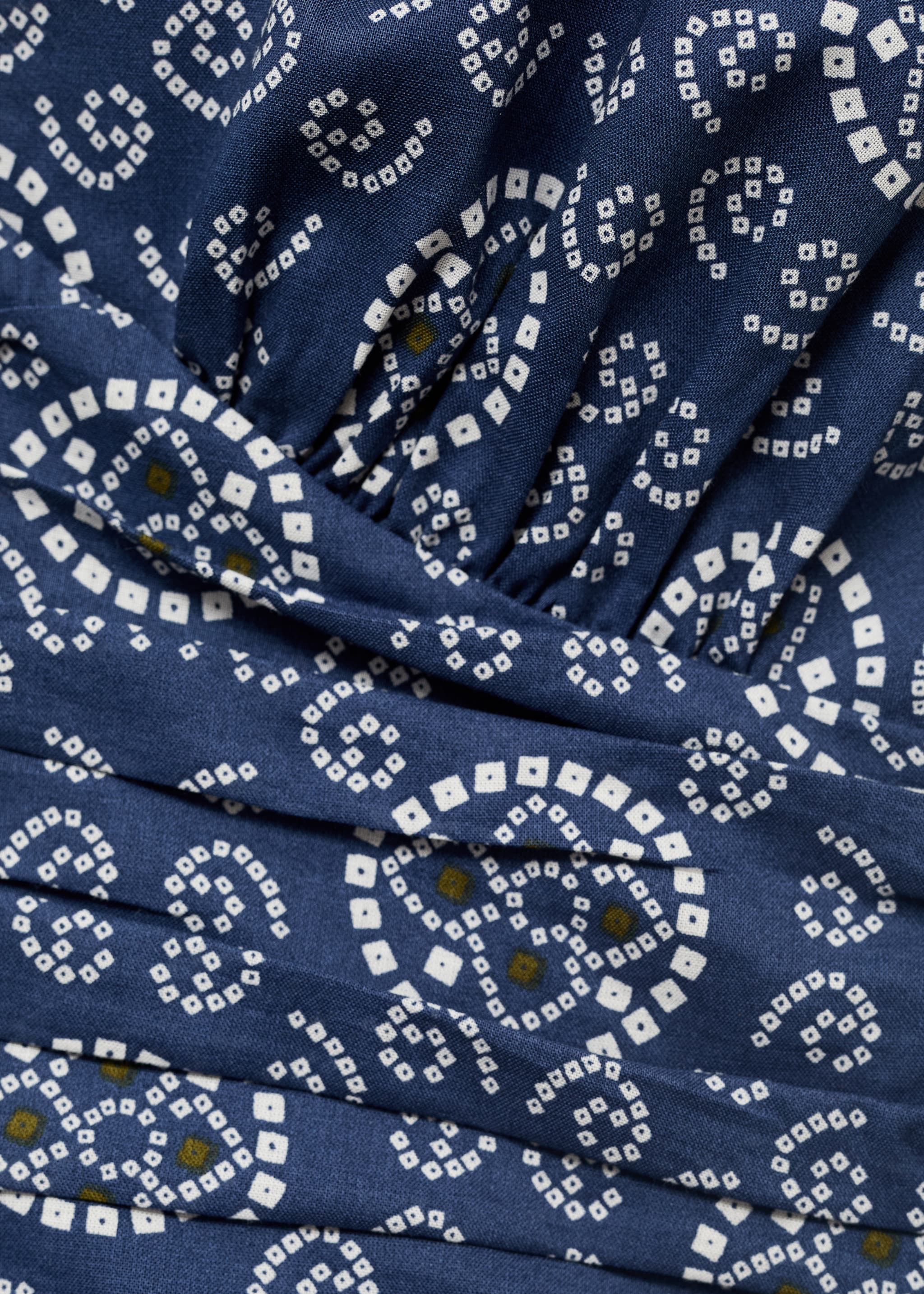 Printed draped dress - Details of the article 8