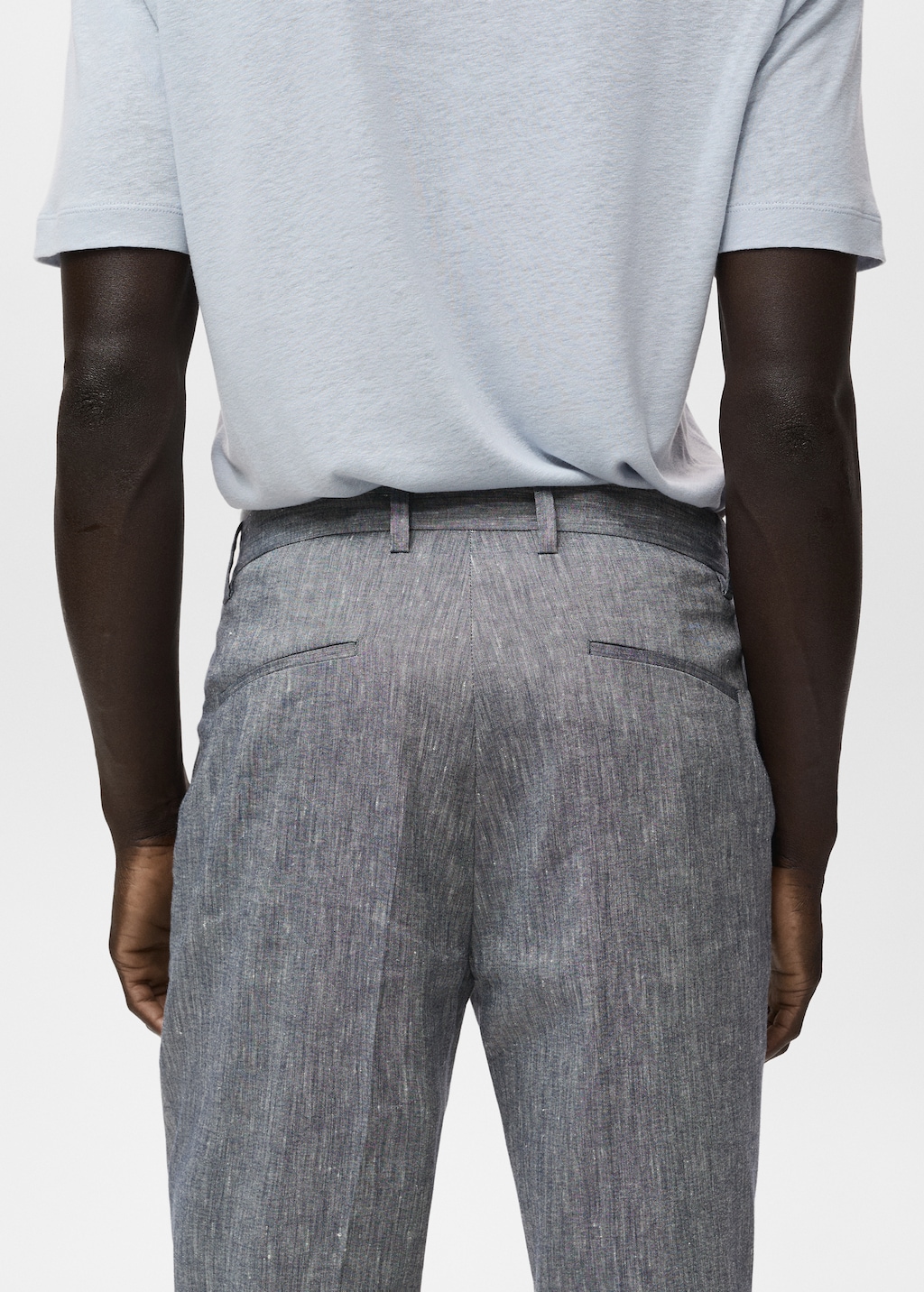 Slim fit linen pants
