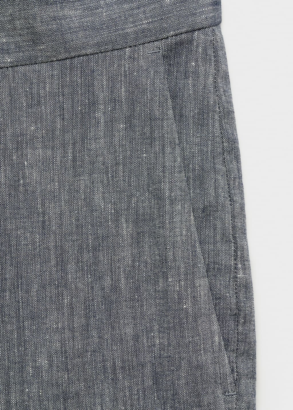 Slim fit linen pants