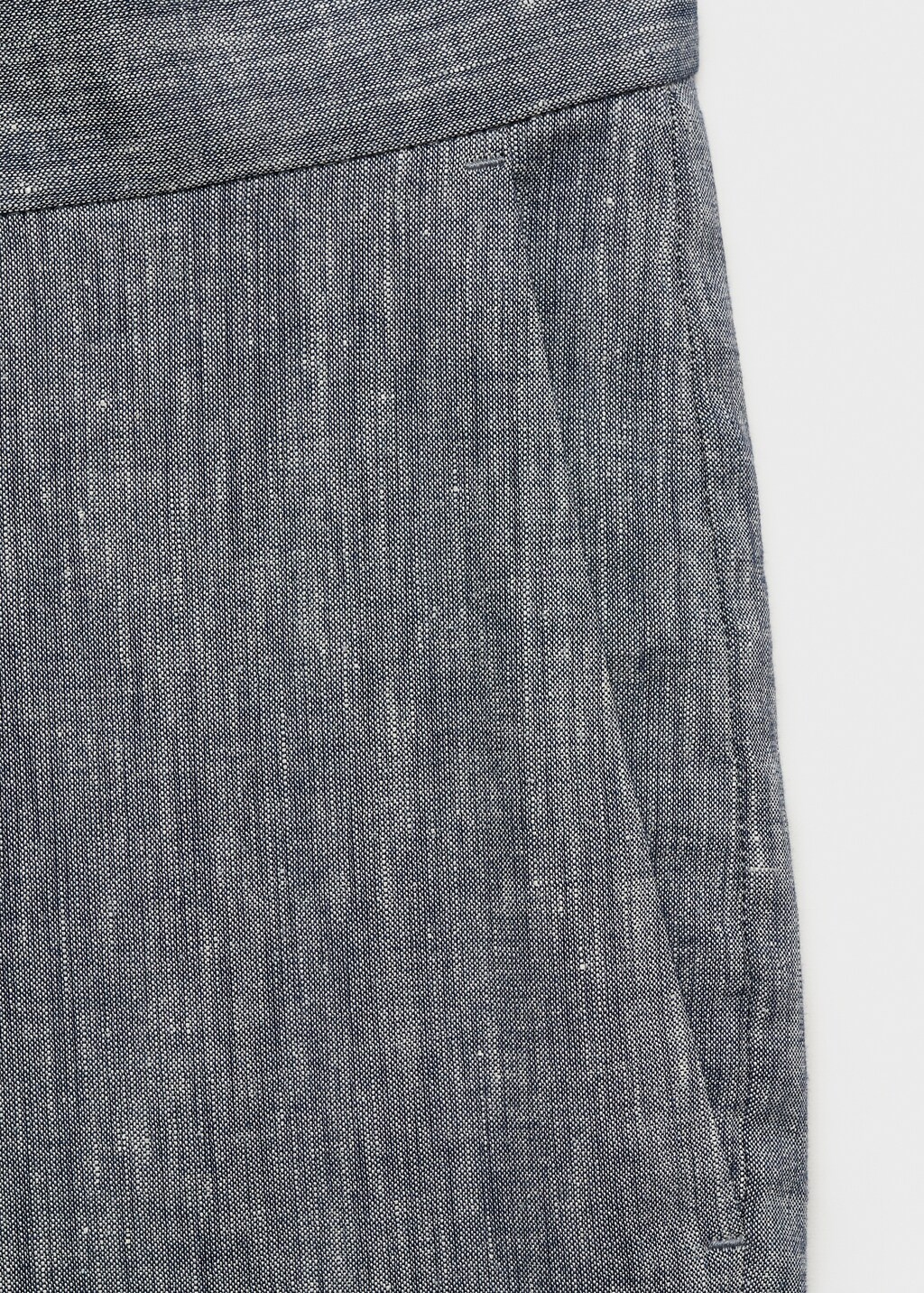 Slim fit linen pants