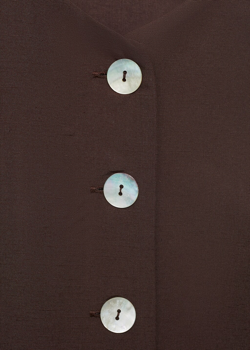Suit vest with buttons