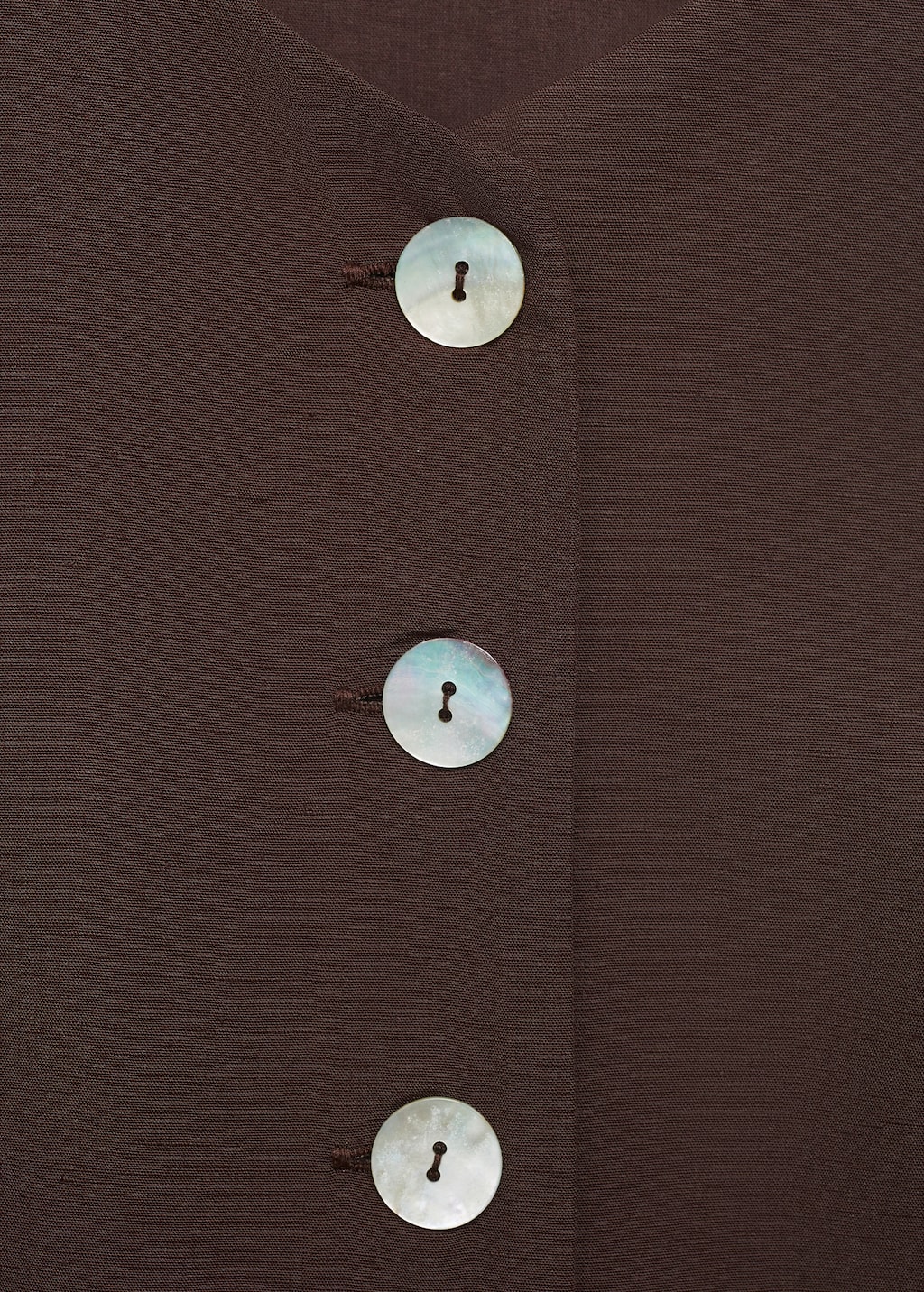 Suit vest with buttons