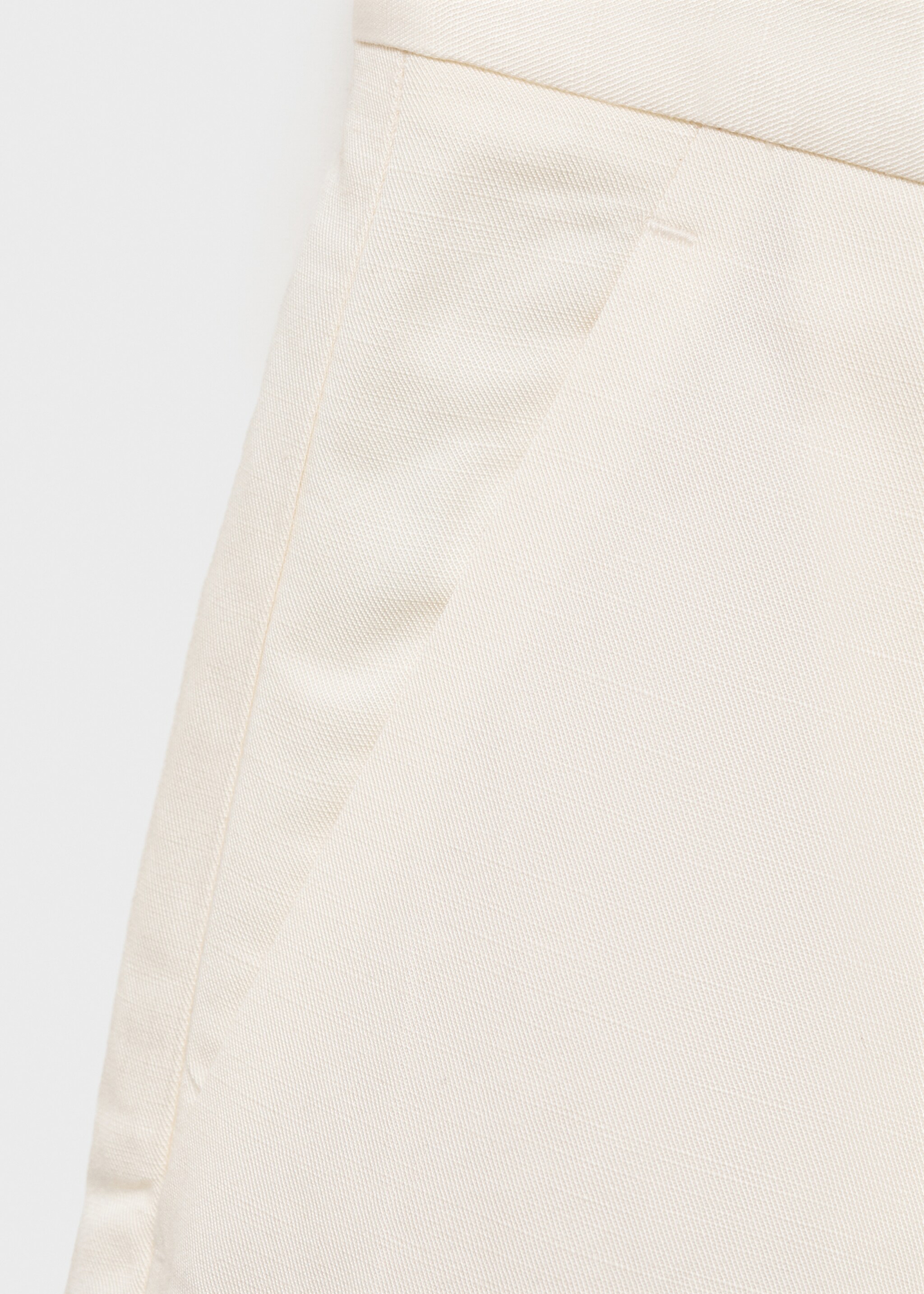 Linen-blend suit bermuda shorts - Details of the article 0