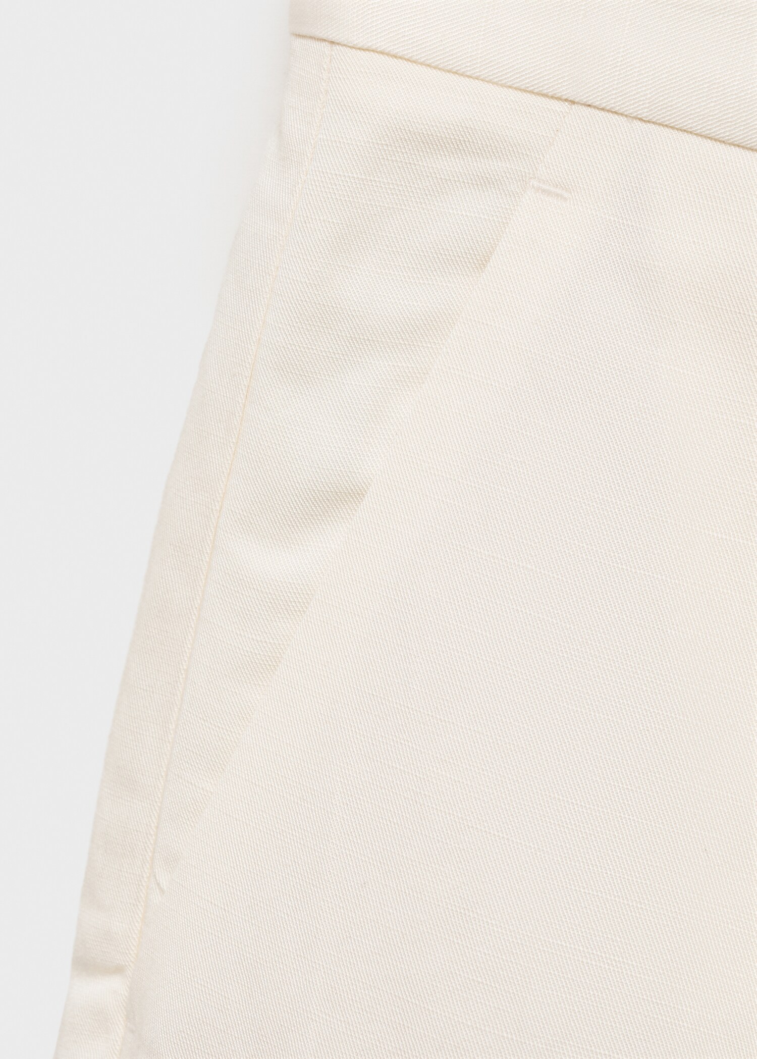 Linen-blend suit bermuda shorts - Details of the article 0