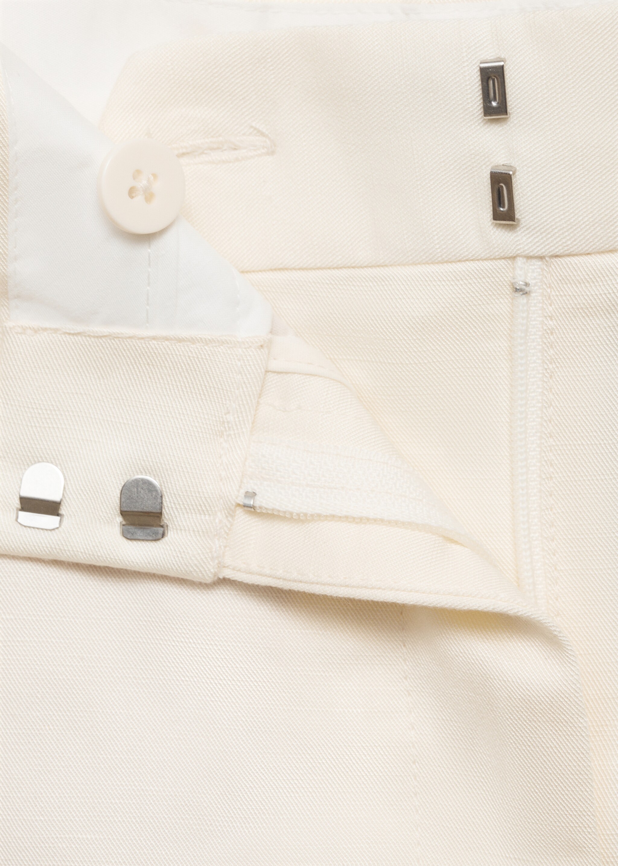 Linen-blend suit bermuda shorts - Details of the article 8