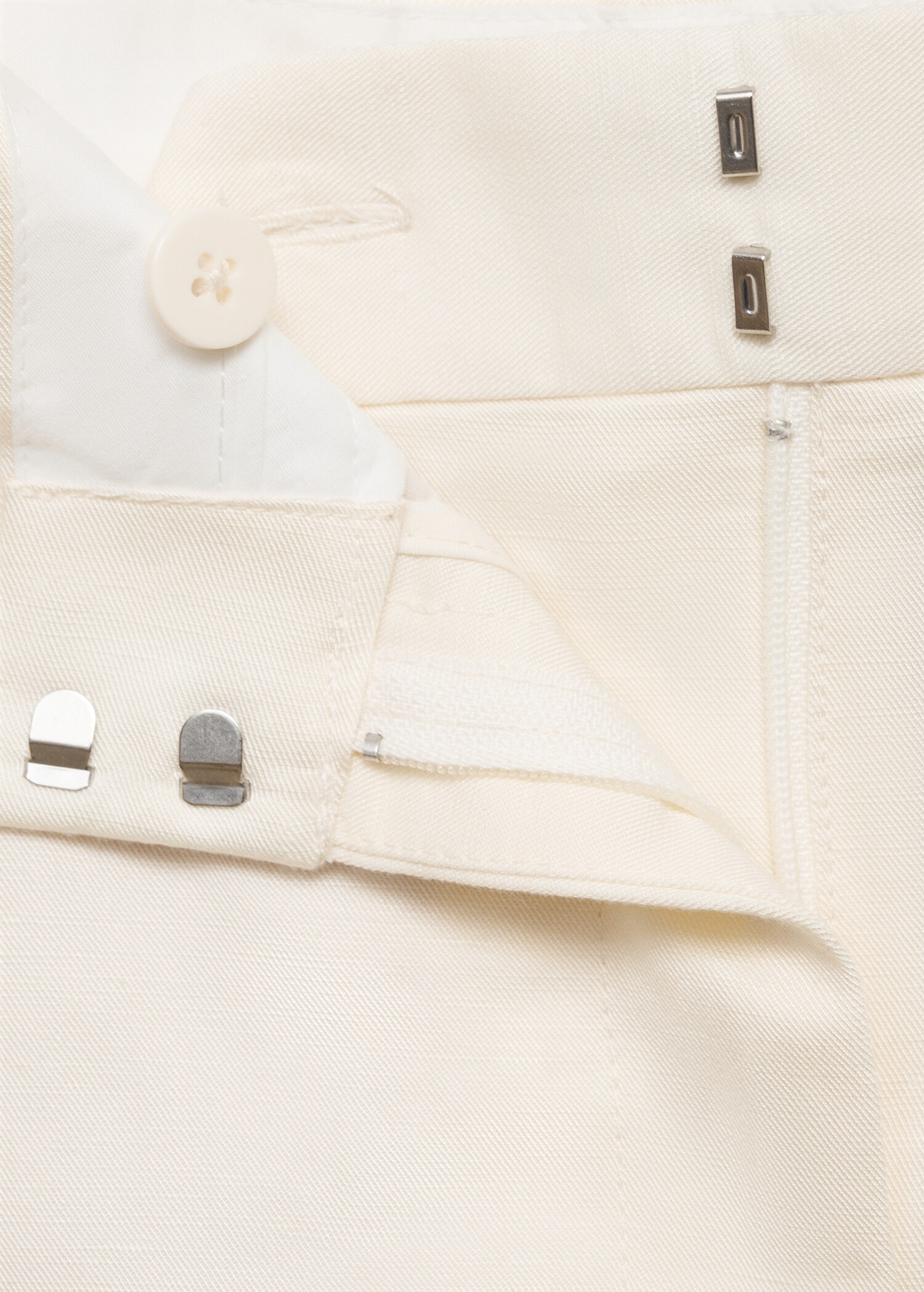Linen-blend suit bermuda shorts - Details of the article 8