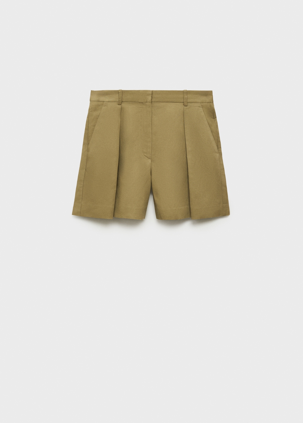 Mango Linen-blend suit bermuda shorts thumbnail