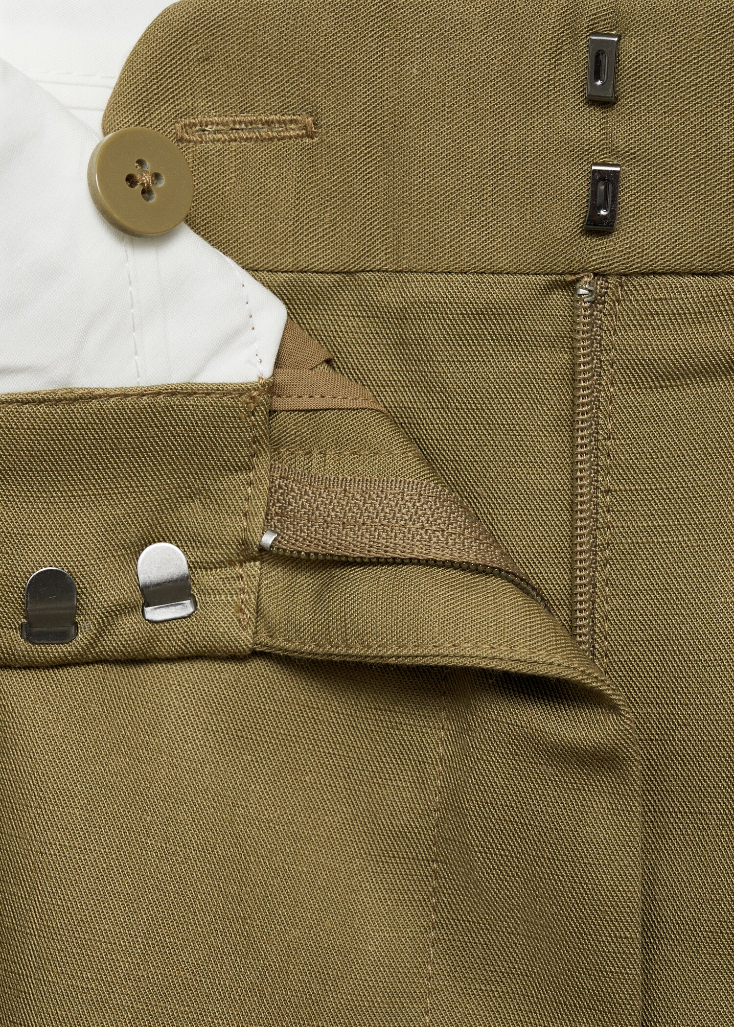Linen-blend suit bermuda shorts - Details of the article 8