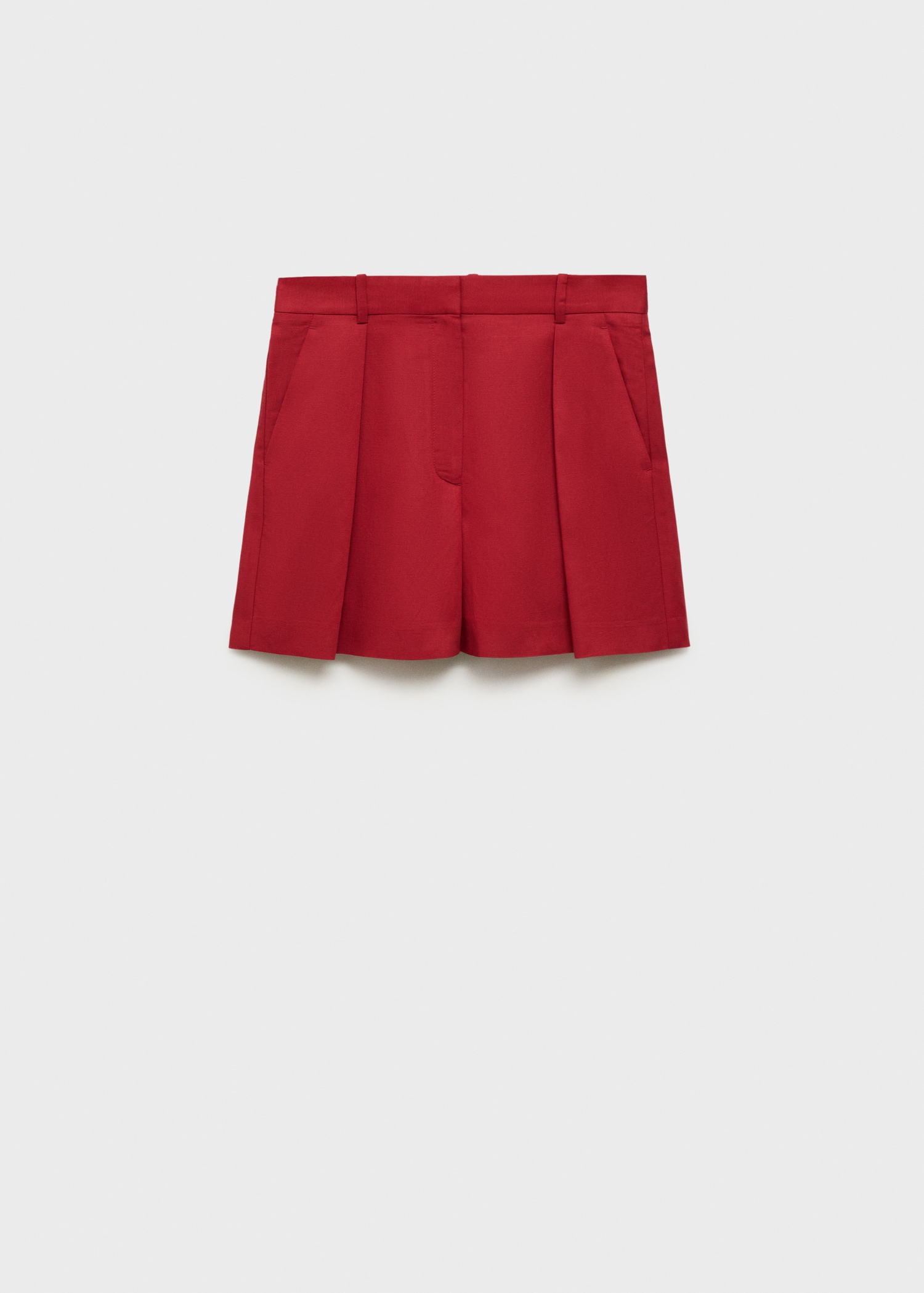 Linen-blend suit bermuda shorts Women MANGO Georgia