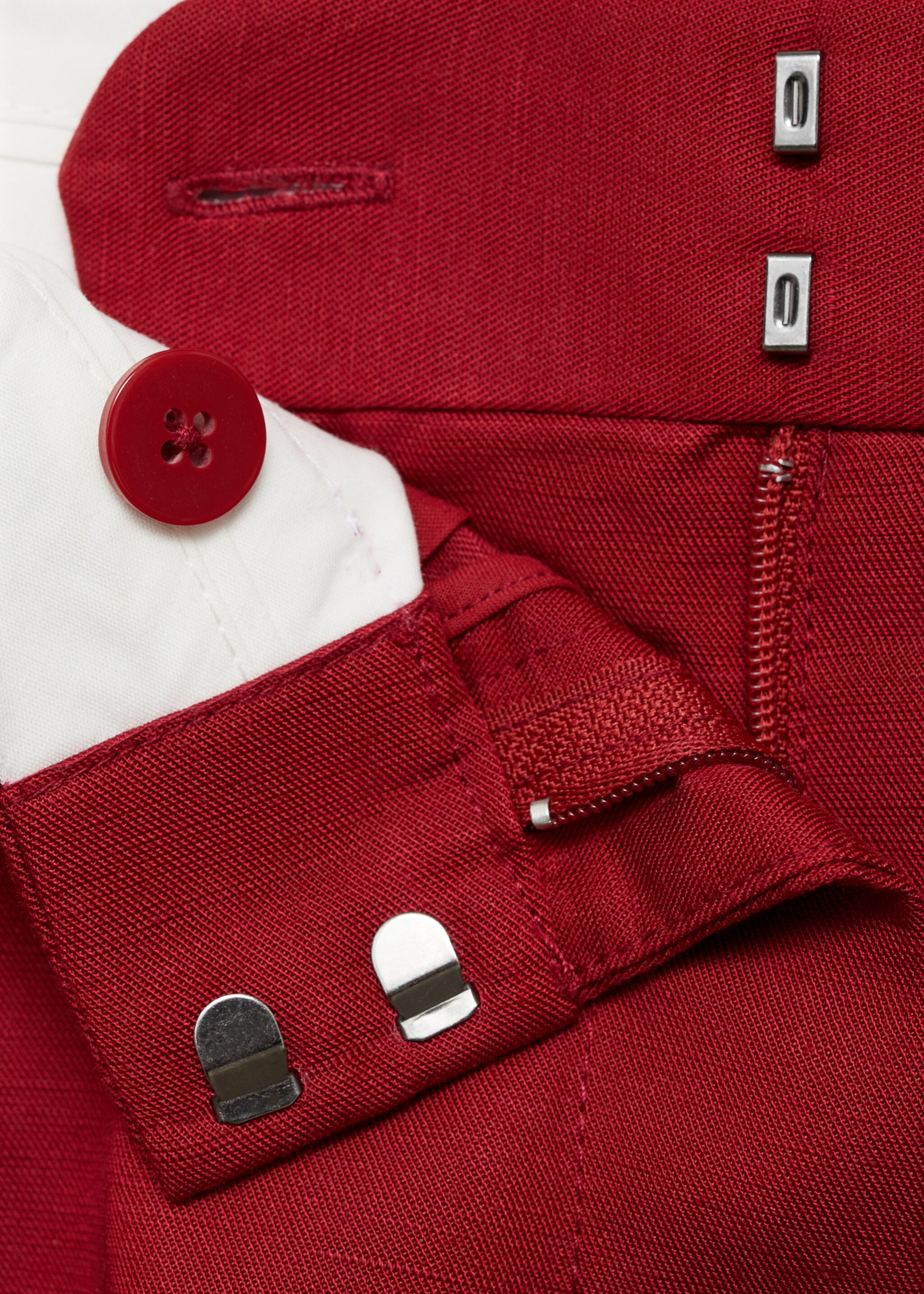 Linen-blend suit bermuda shorts - Details of the article 8