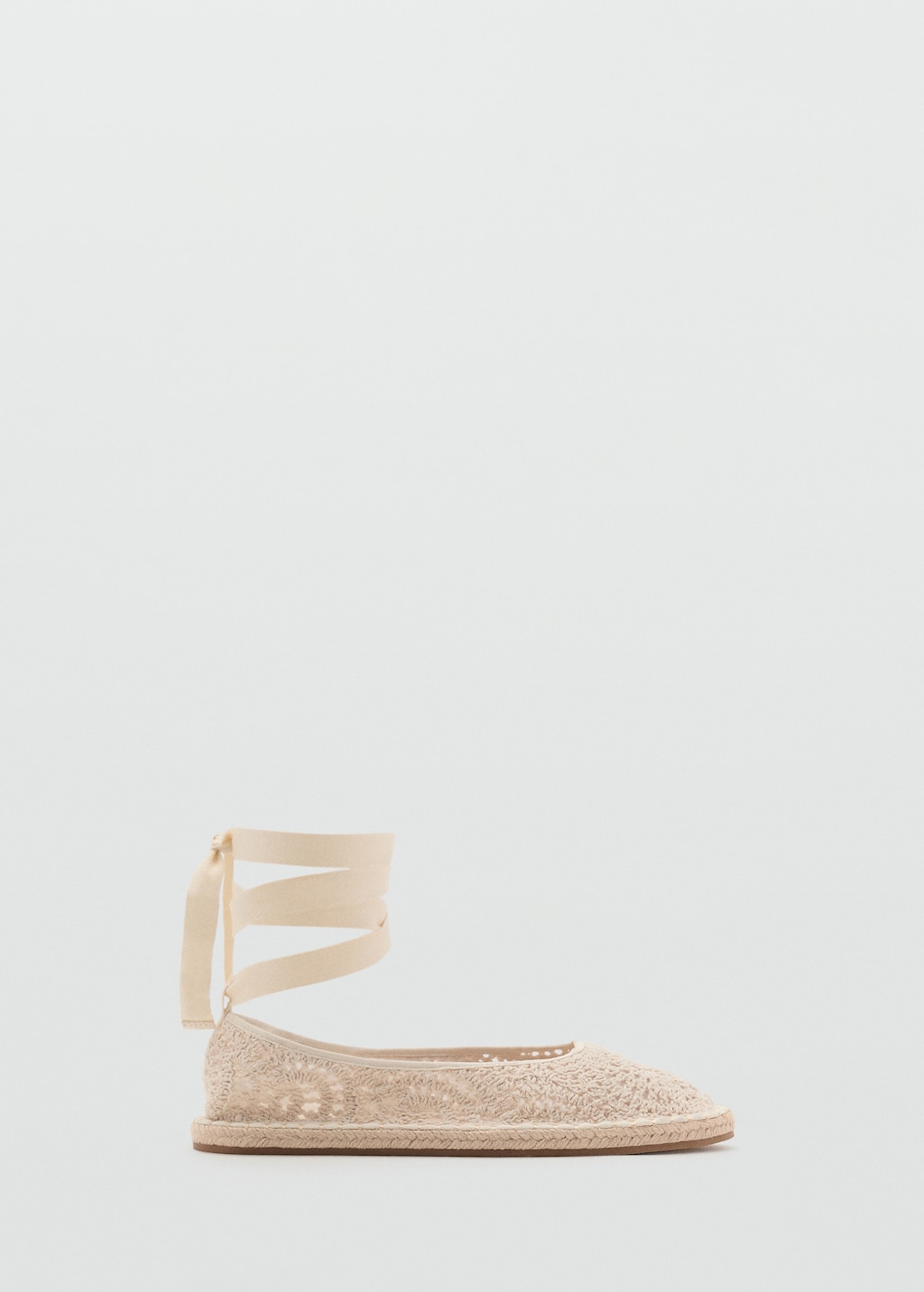 Crochet ballet flats