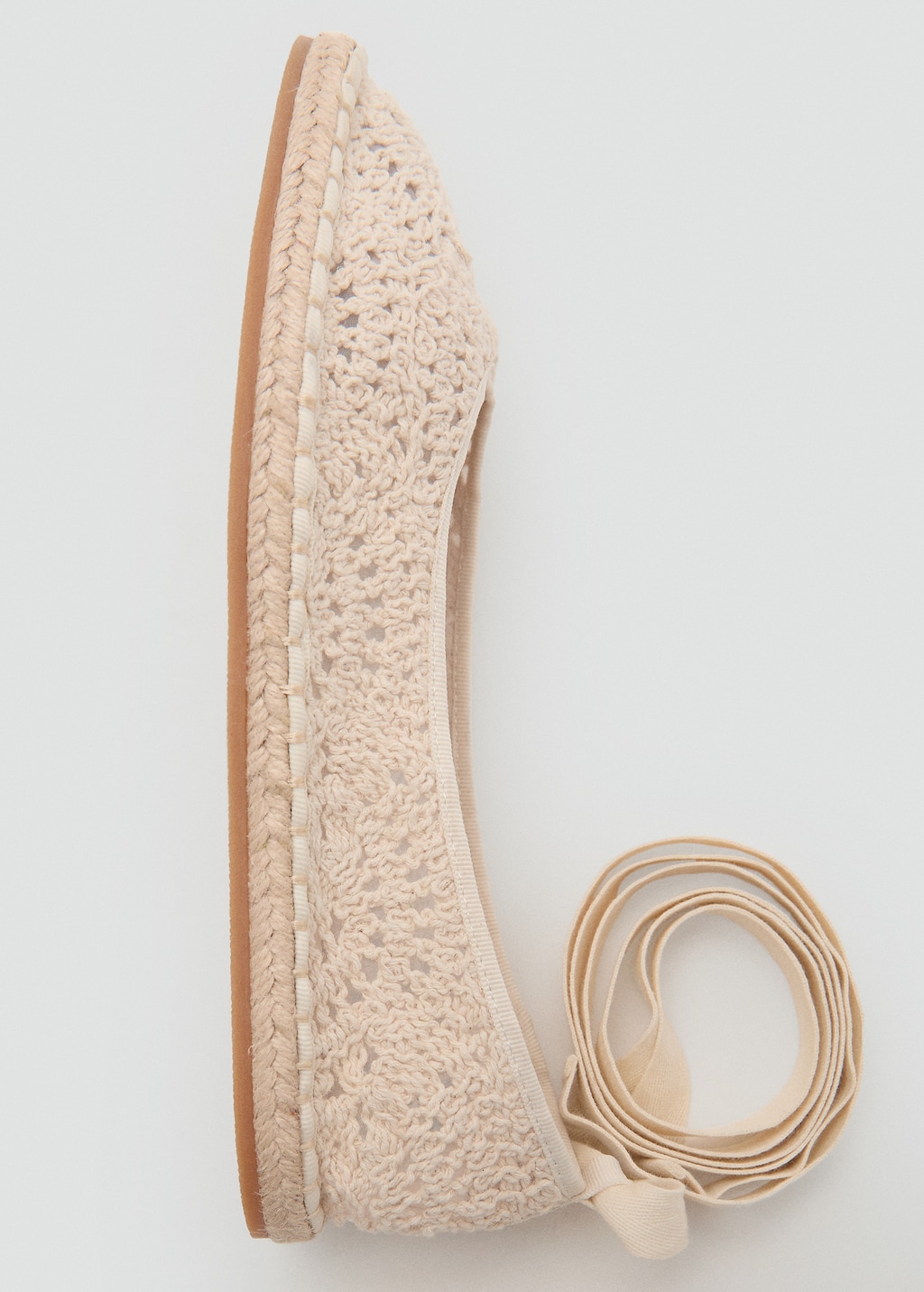 Crochet ballet flats