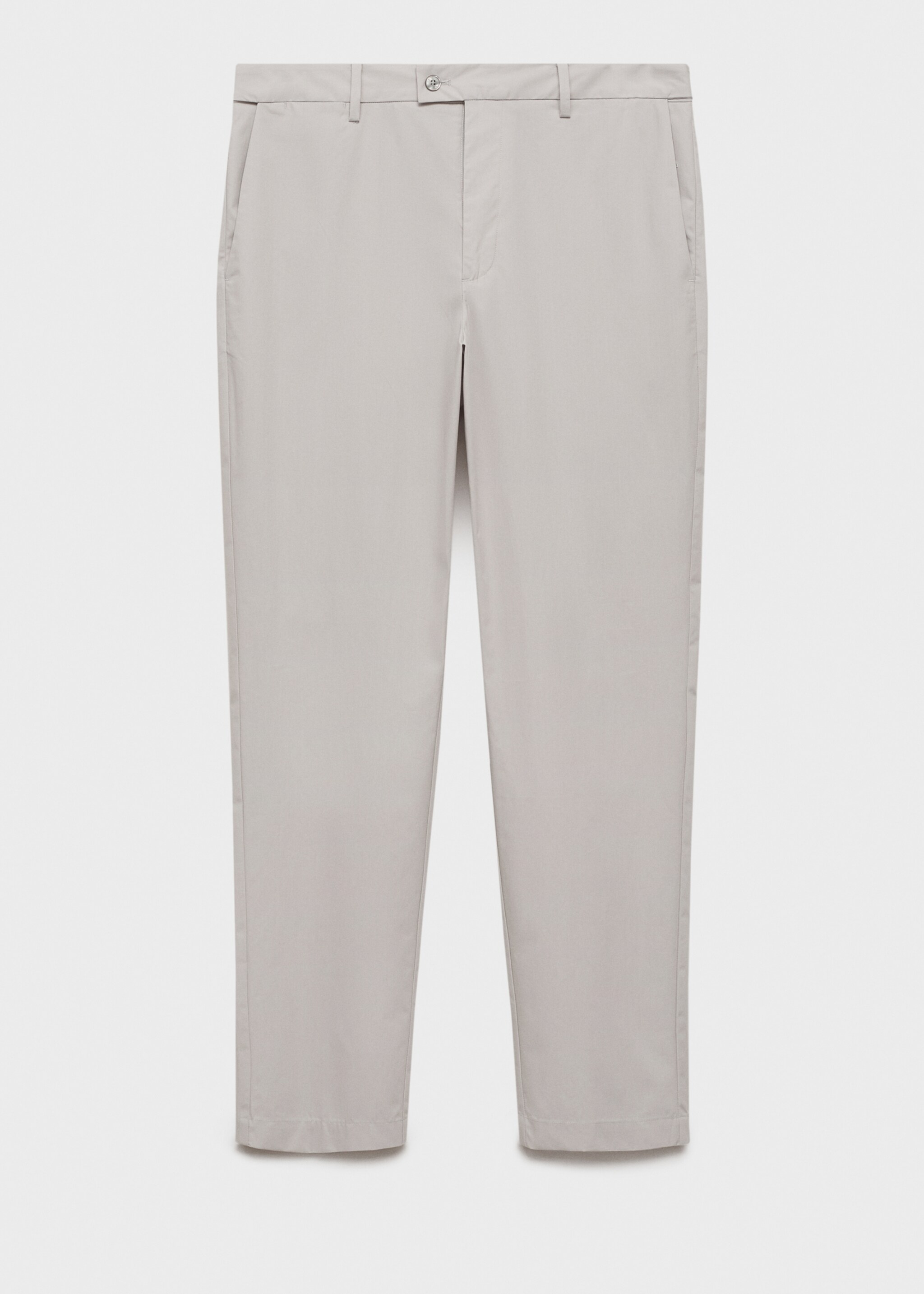 100% slim-fit cotton trousers - Article without model