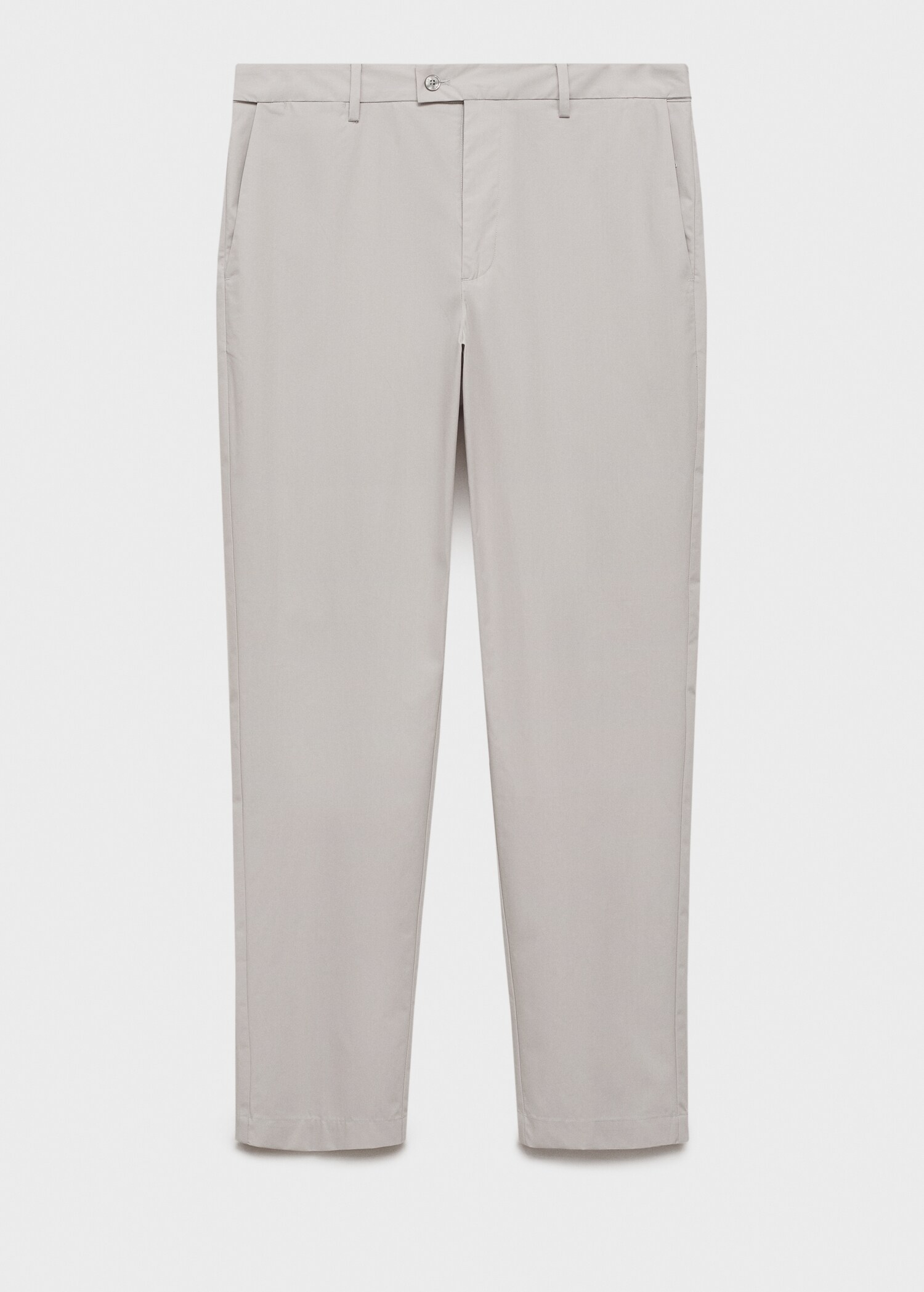 100% slim-fit cotton trousers - Article without model
