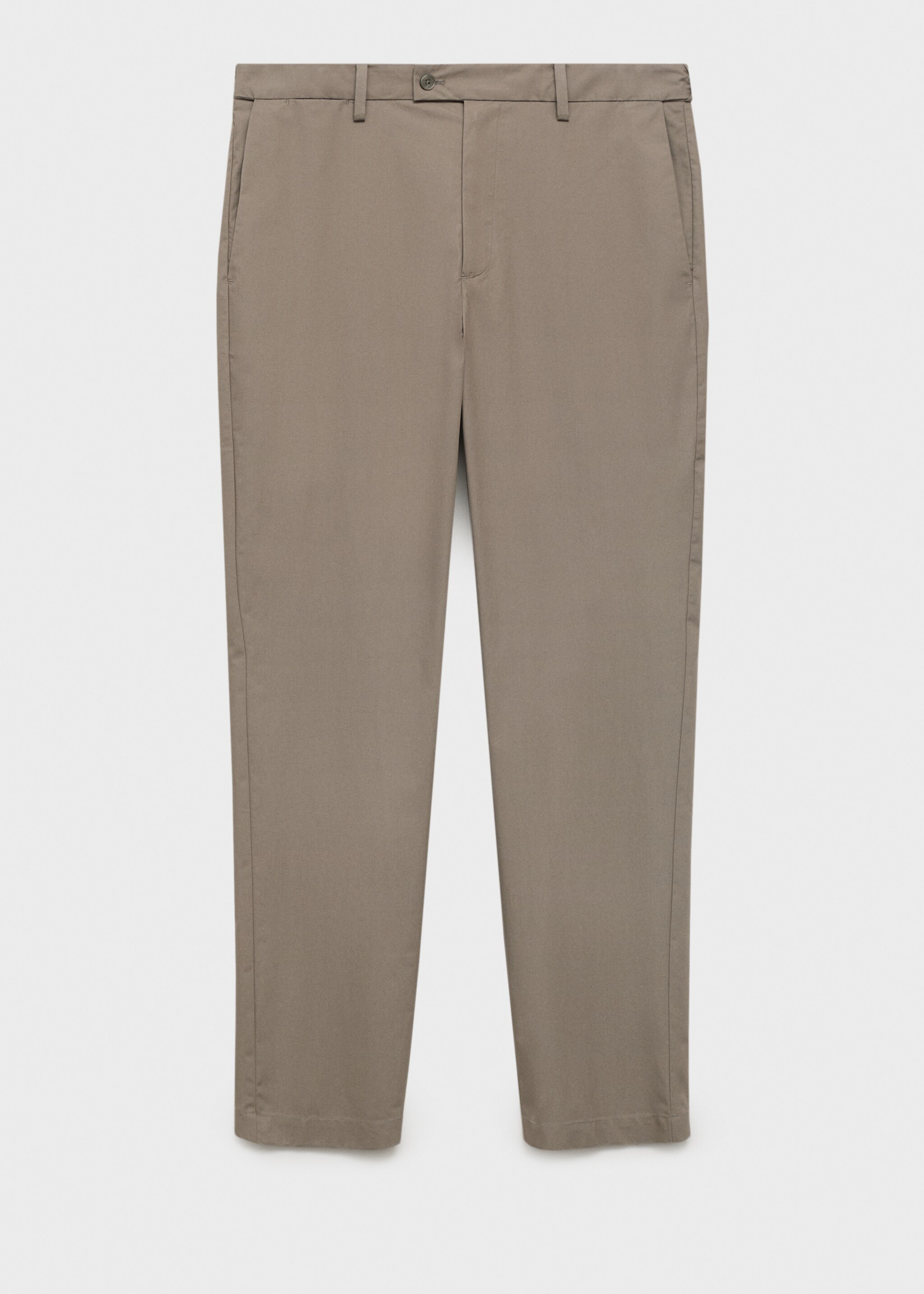 100% slim-fit cotton trousers - Article without model