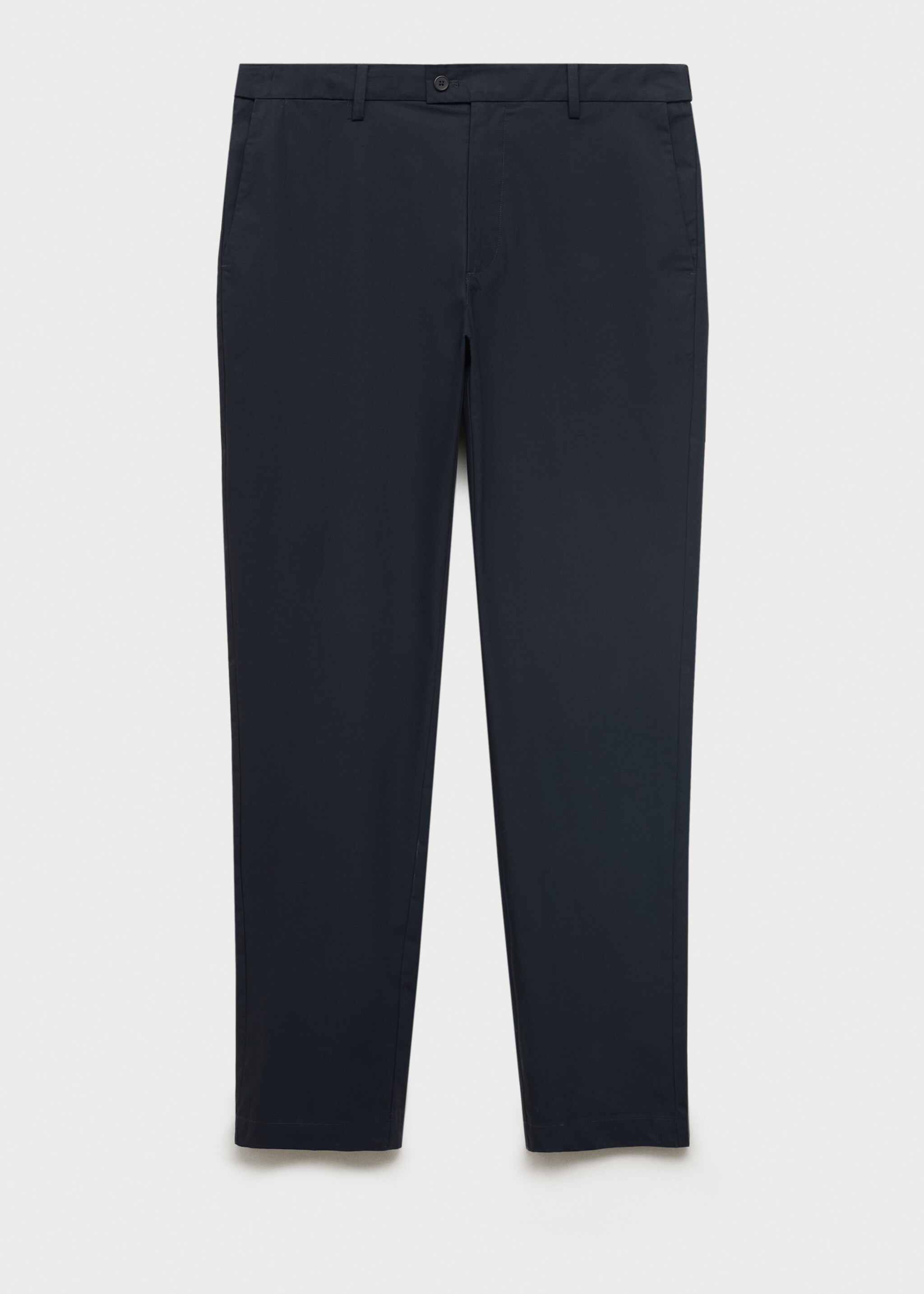 100% slim-fit cotton trousers - Article without model