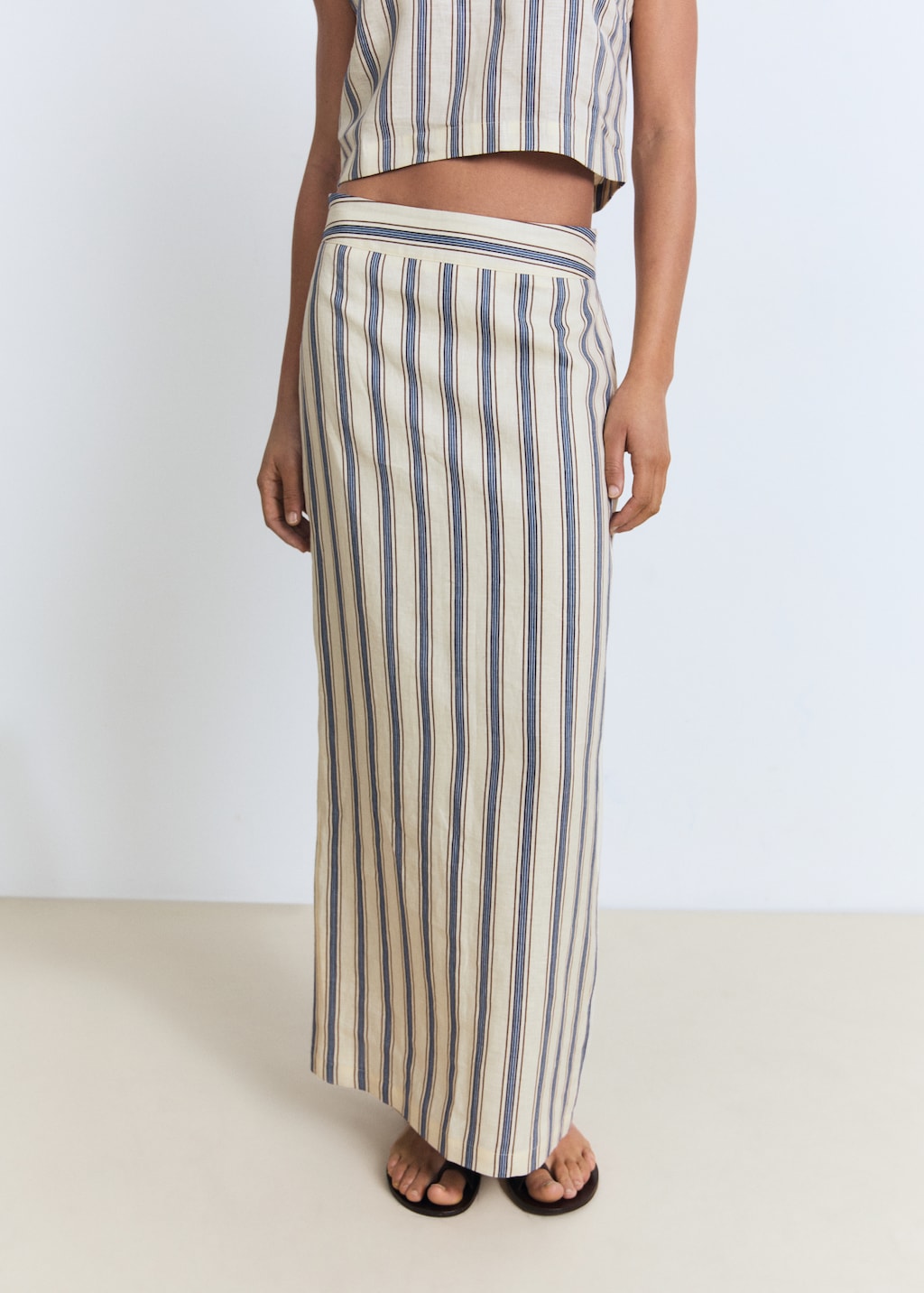 ◎mangomanyplease◎ MELLIN WOOL SKIRT (2colors) Wool-blend midi-skirt - Women | MANGO Canada