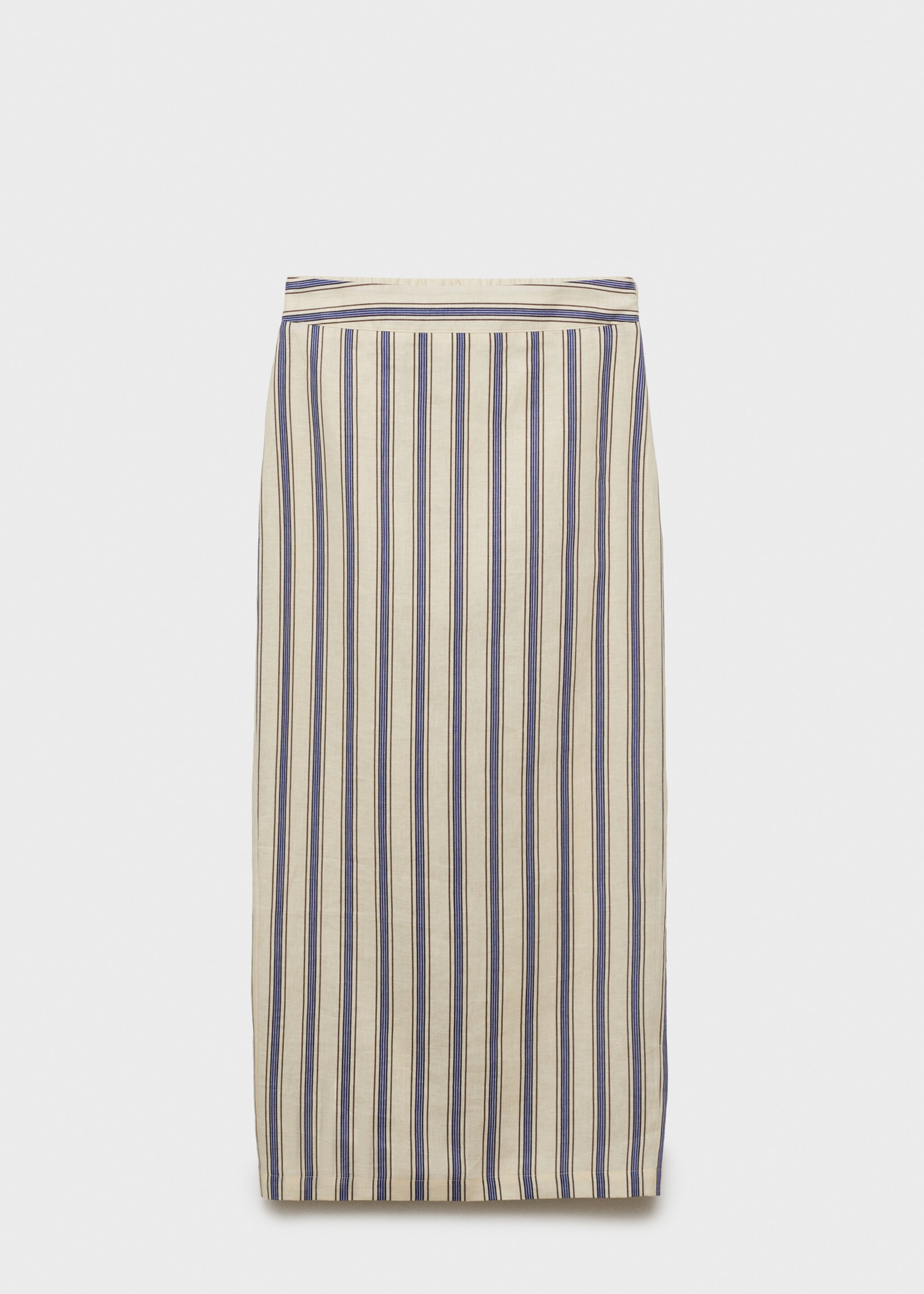 Striped linen skirt - Article without model