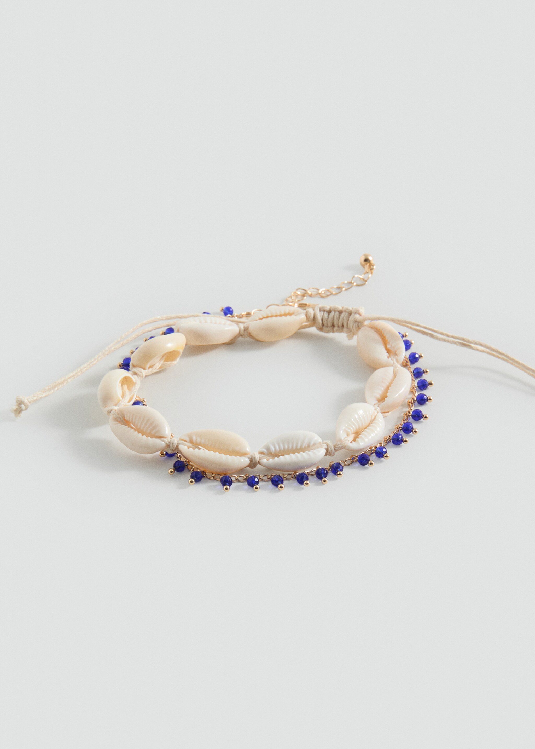 Shell and bead ankle bracelets - Details of the article 1