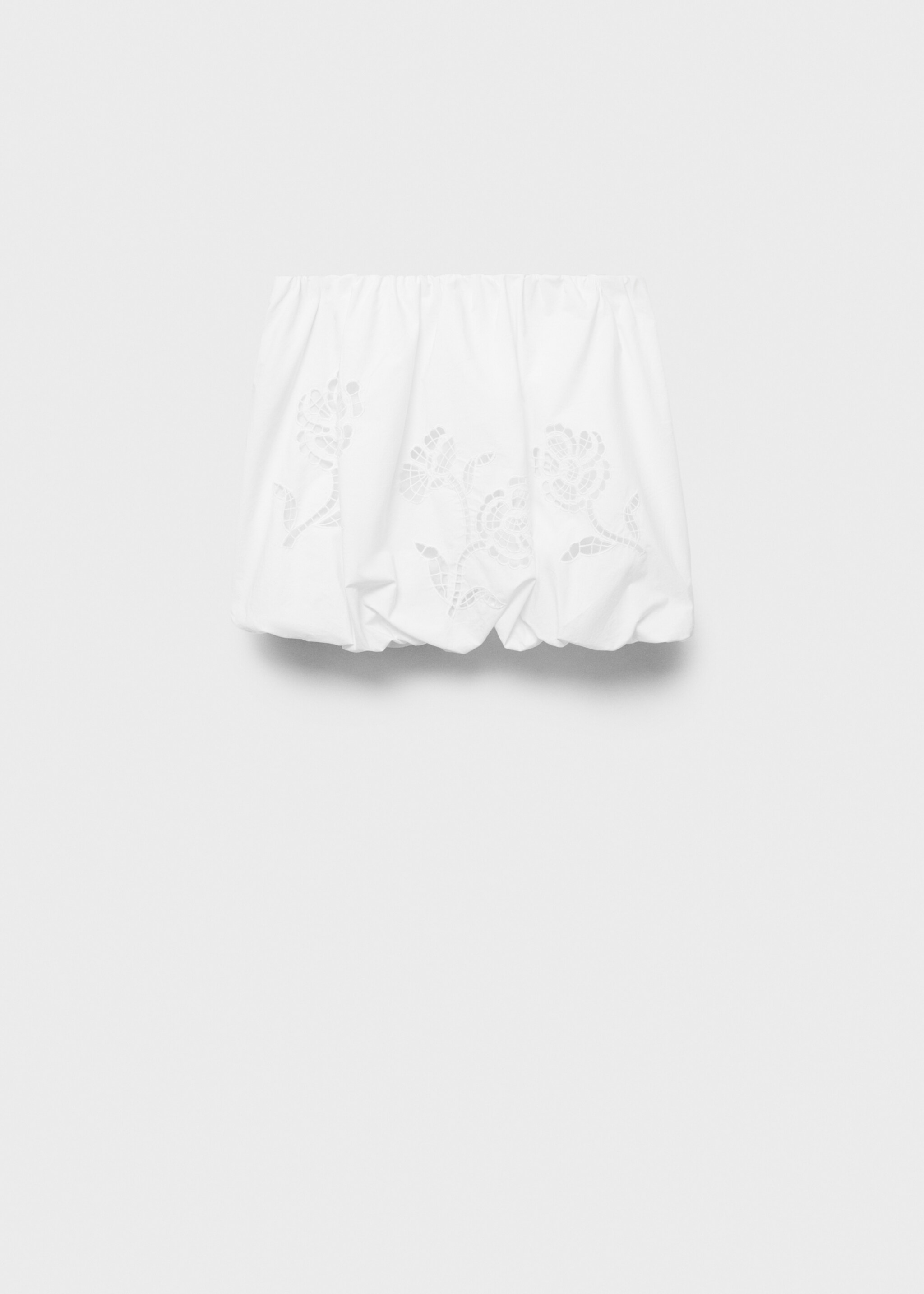 Embroidered balloon skirt - Article without model