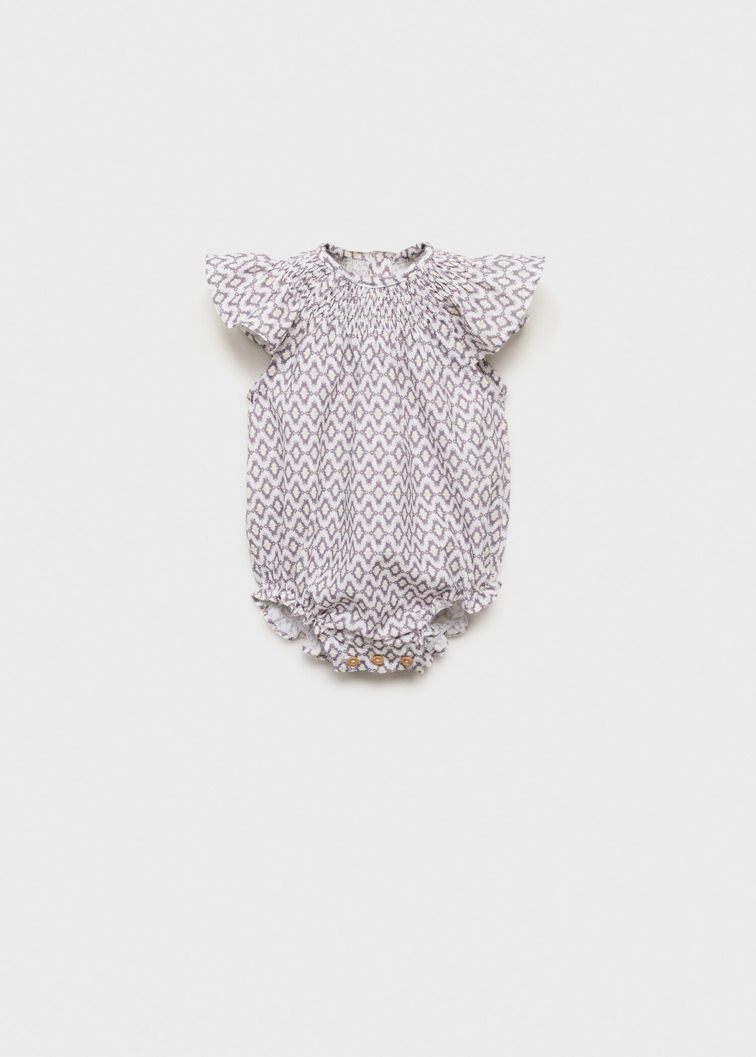 Print cotton one-piece suit - Article without model