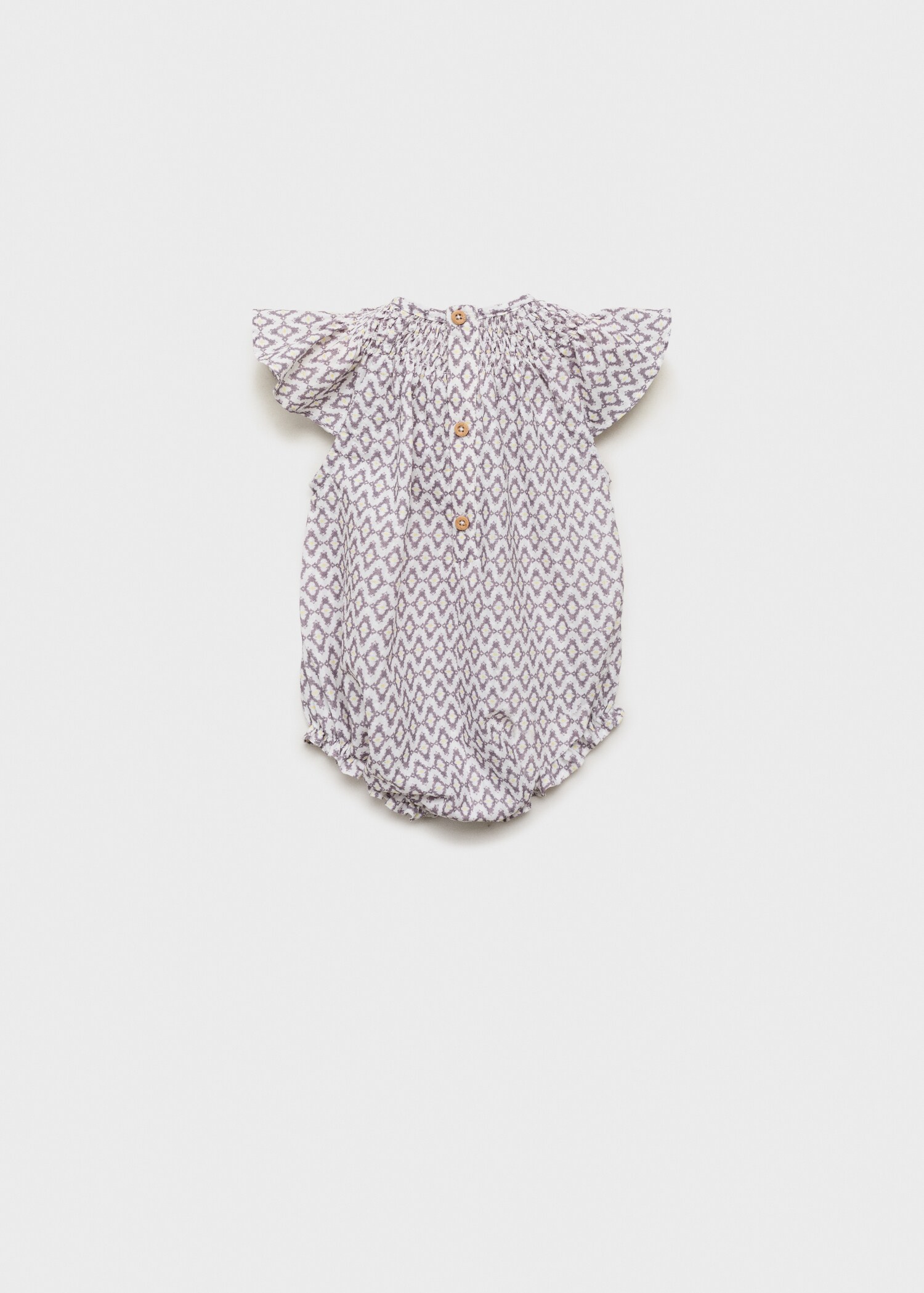Print cotton one-piece suit - Reverse of the article