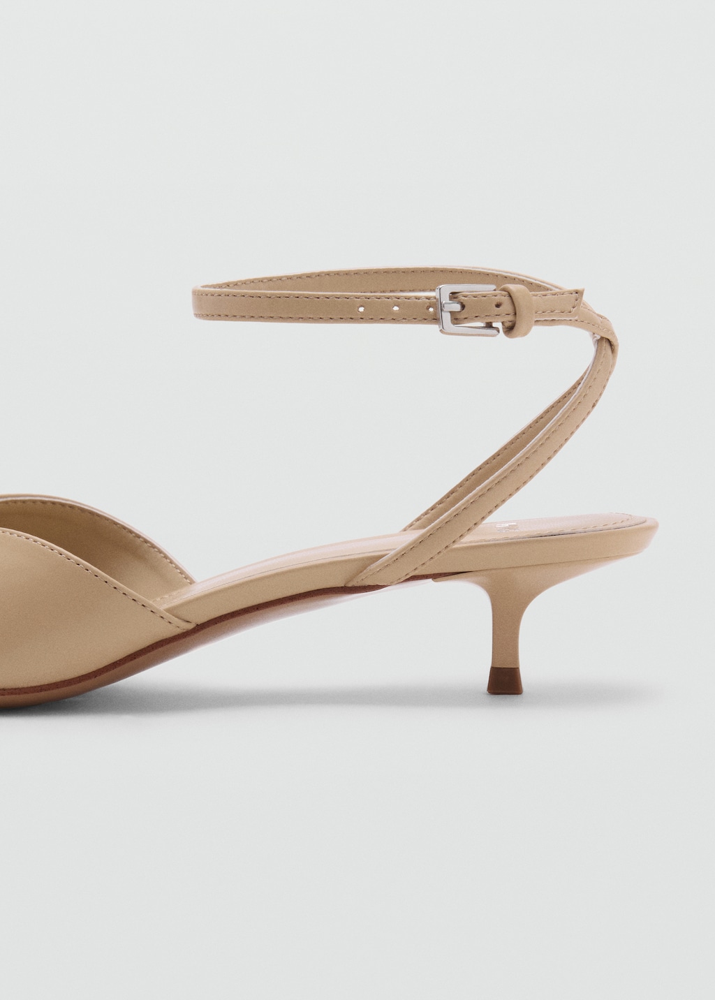 Lace-up high heel shoes