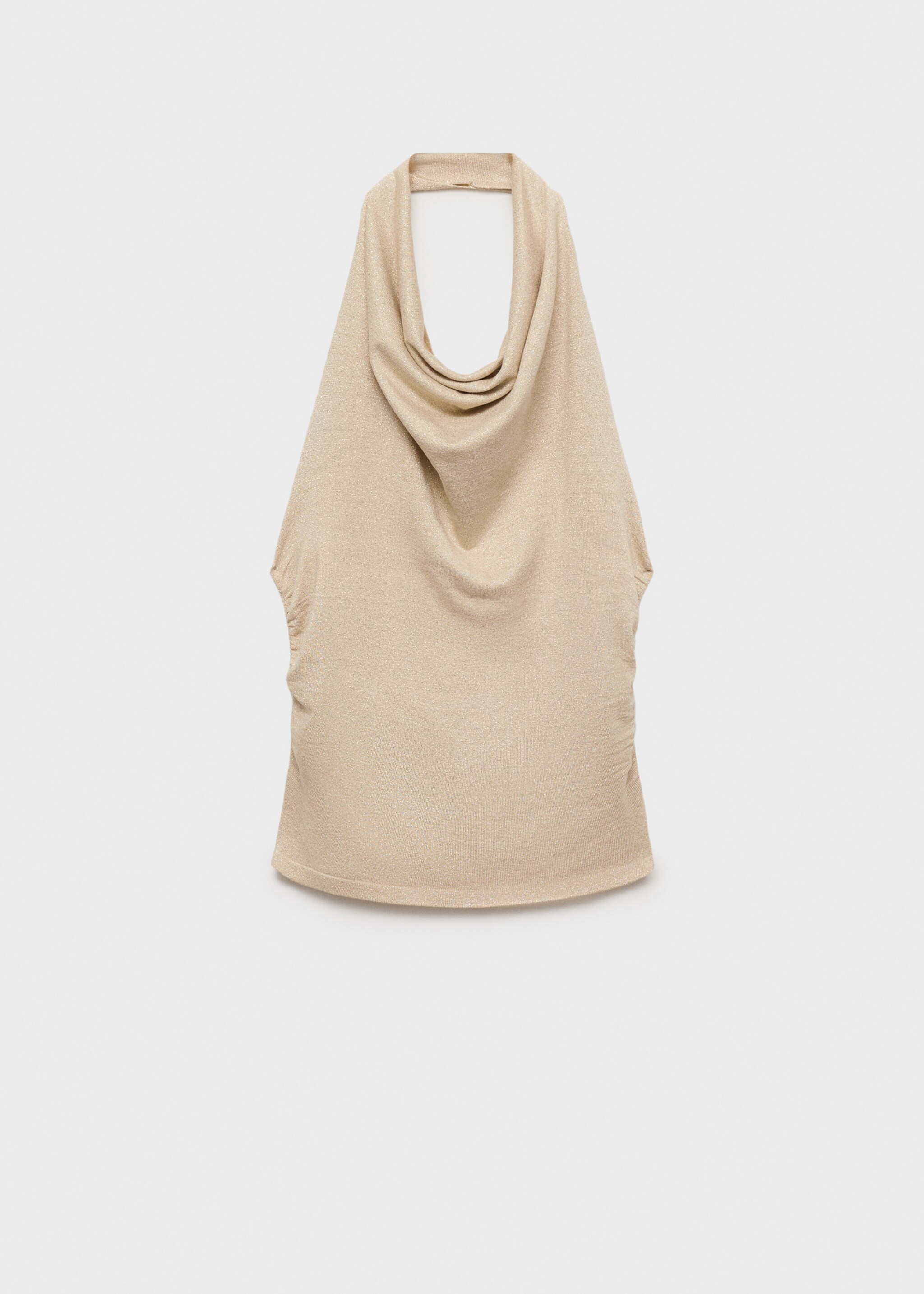 Neckholder-Top aus Lurex - Artikel ohne Model