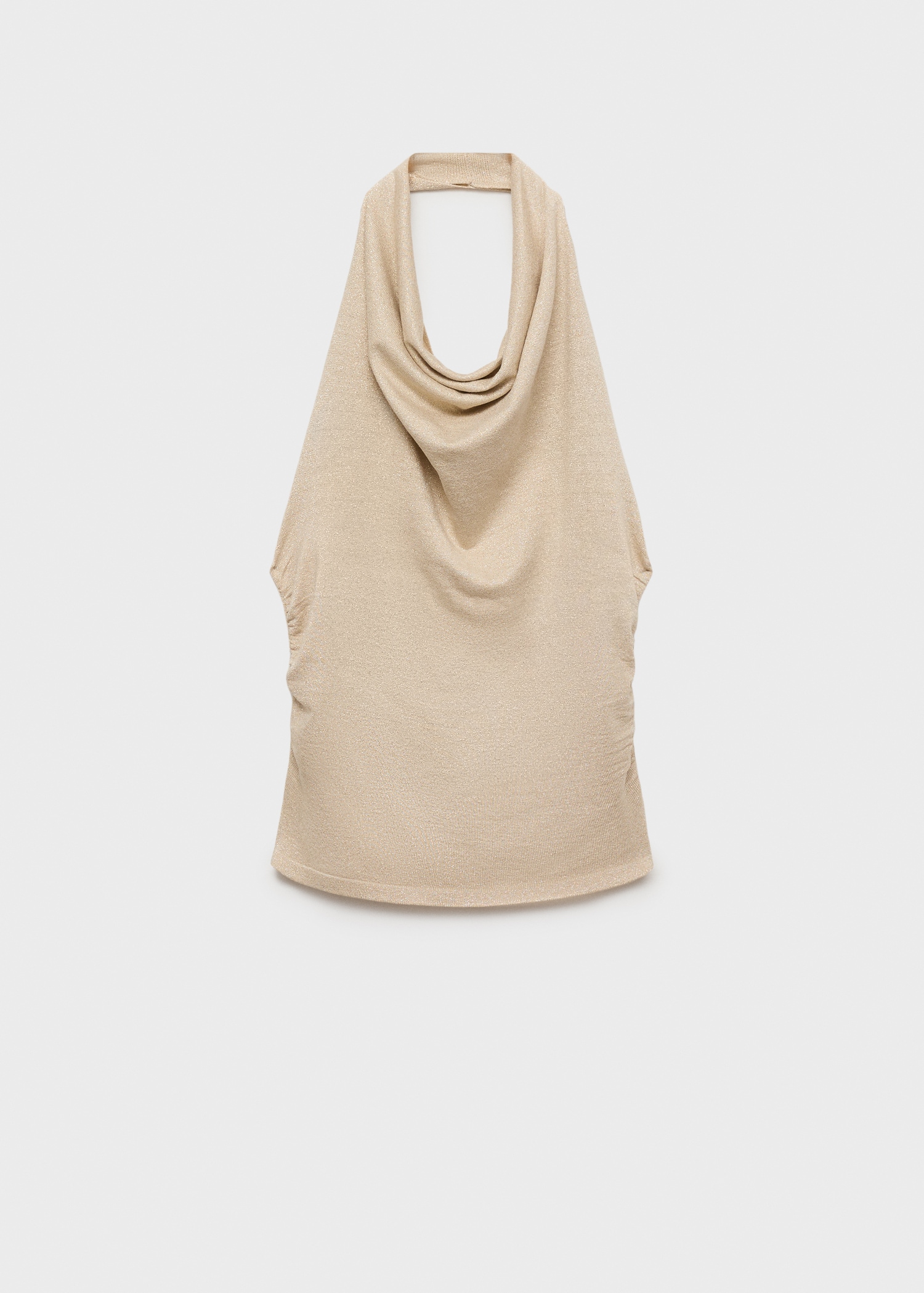 Top cuello halter lúrex - Artículo sin modelo
