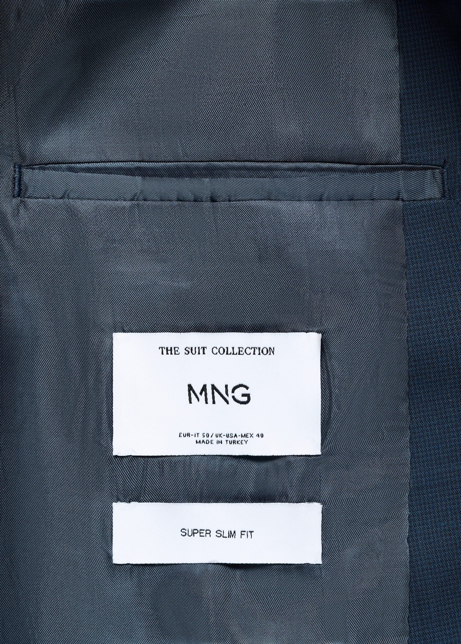 Super slim-fit suit jacket in stretch fabric - Details of the article 0