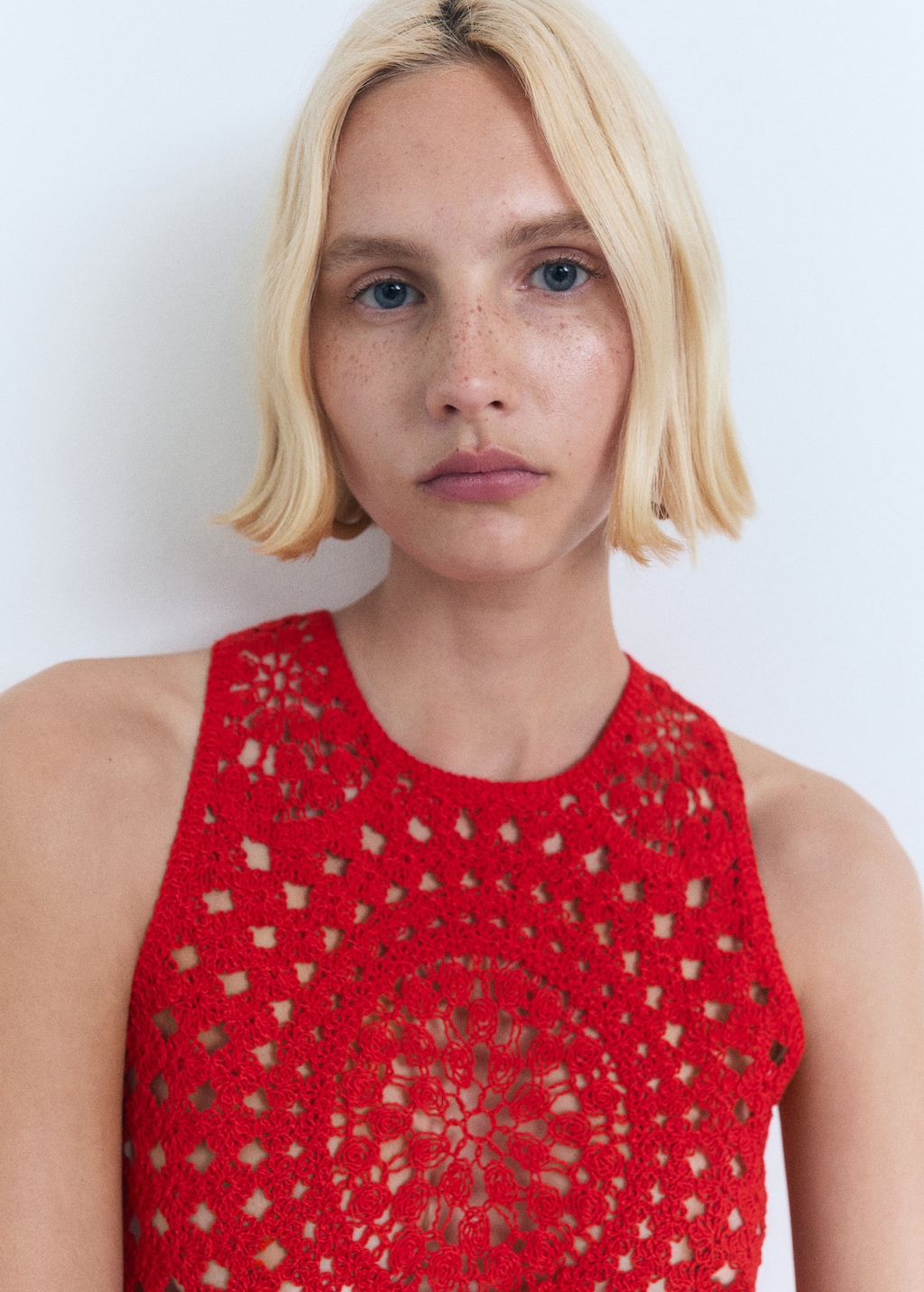 Crochet knitted top - image 4