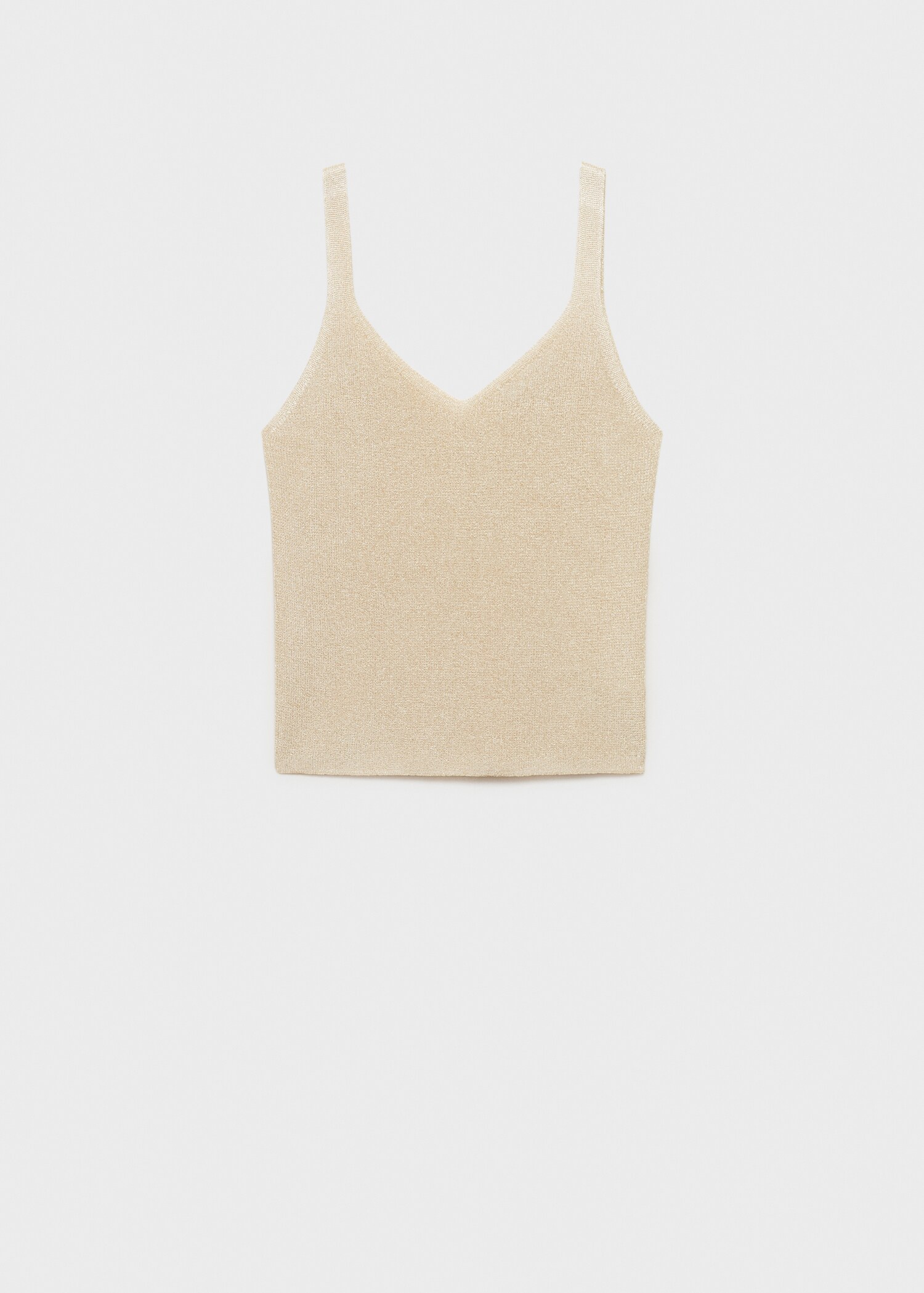 Top punto lúrex cuello pico - Artículo sin modelo