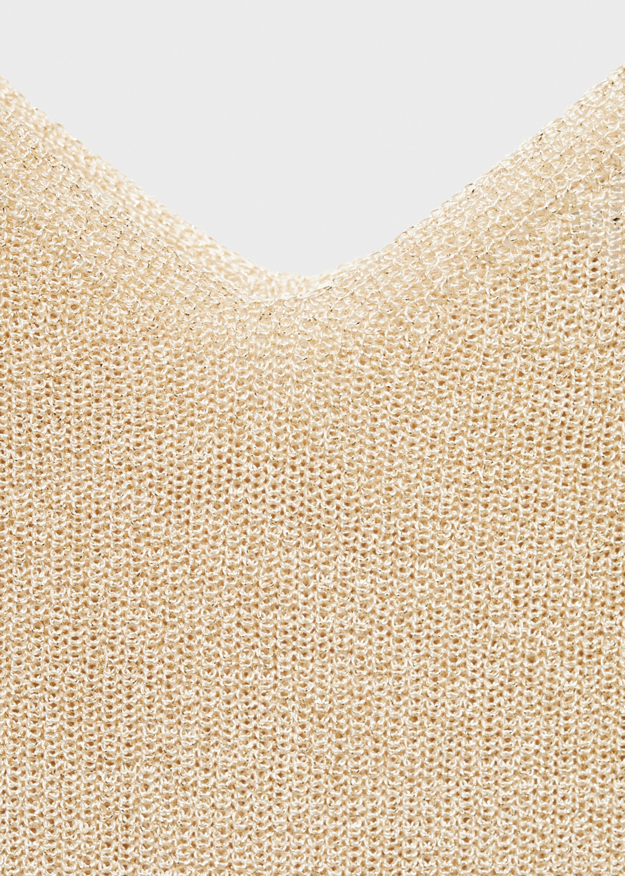 Top maille Lurex col en V - Détail de l'article 0