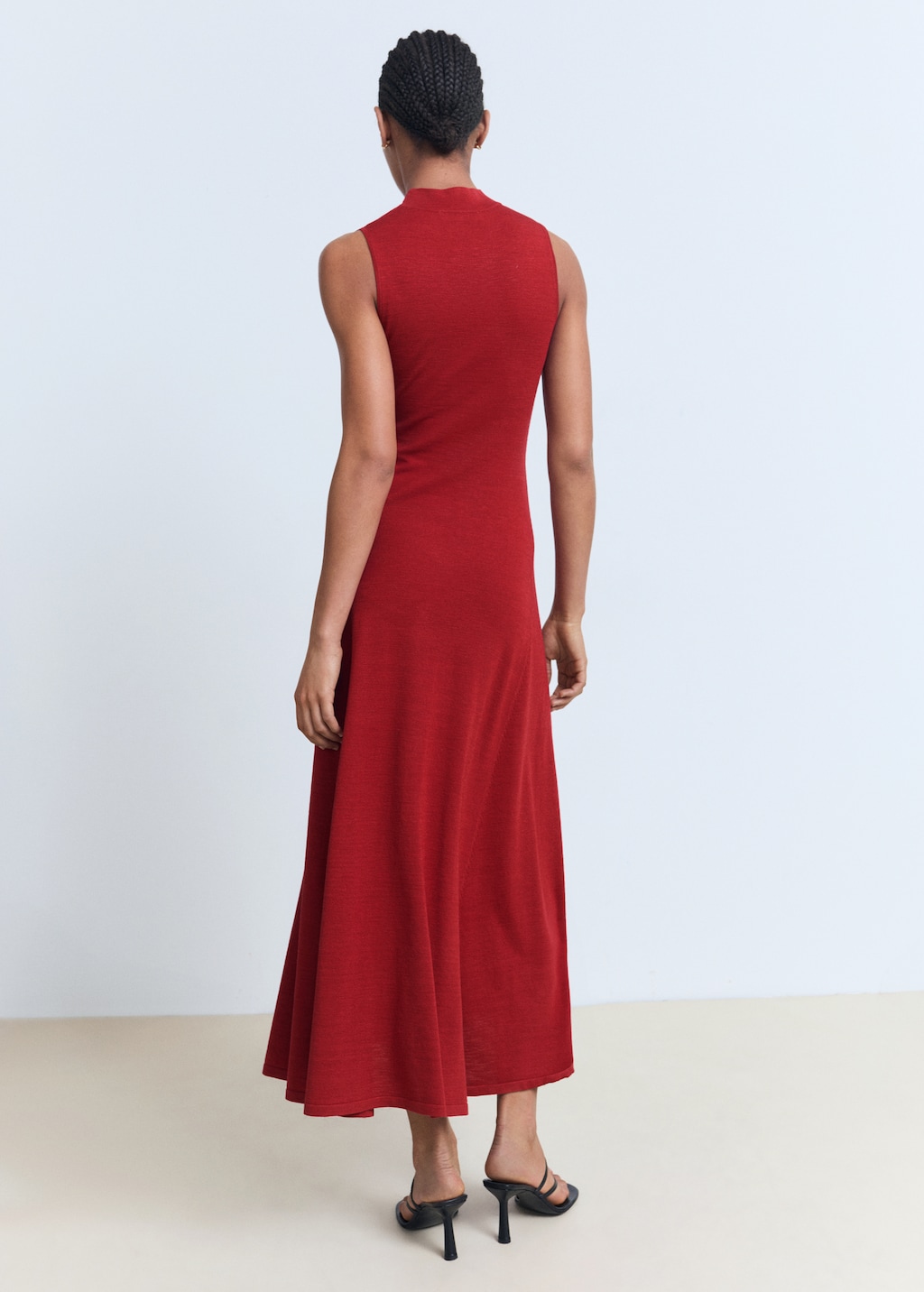 Mango - Fine-knit flared dress | Plush