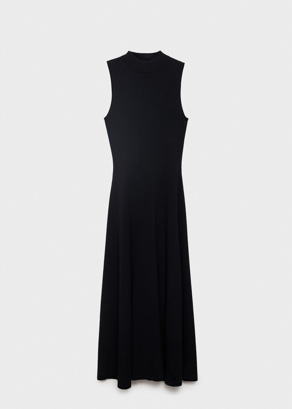 Fine-knit flared dress - image 5