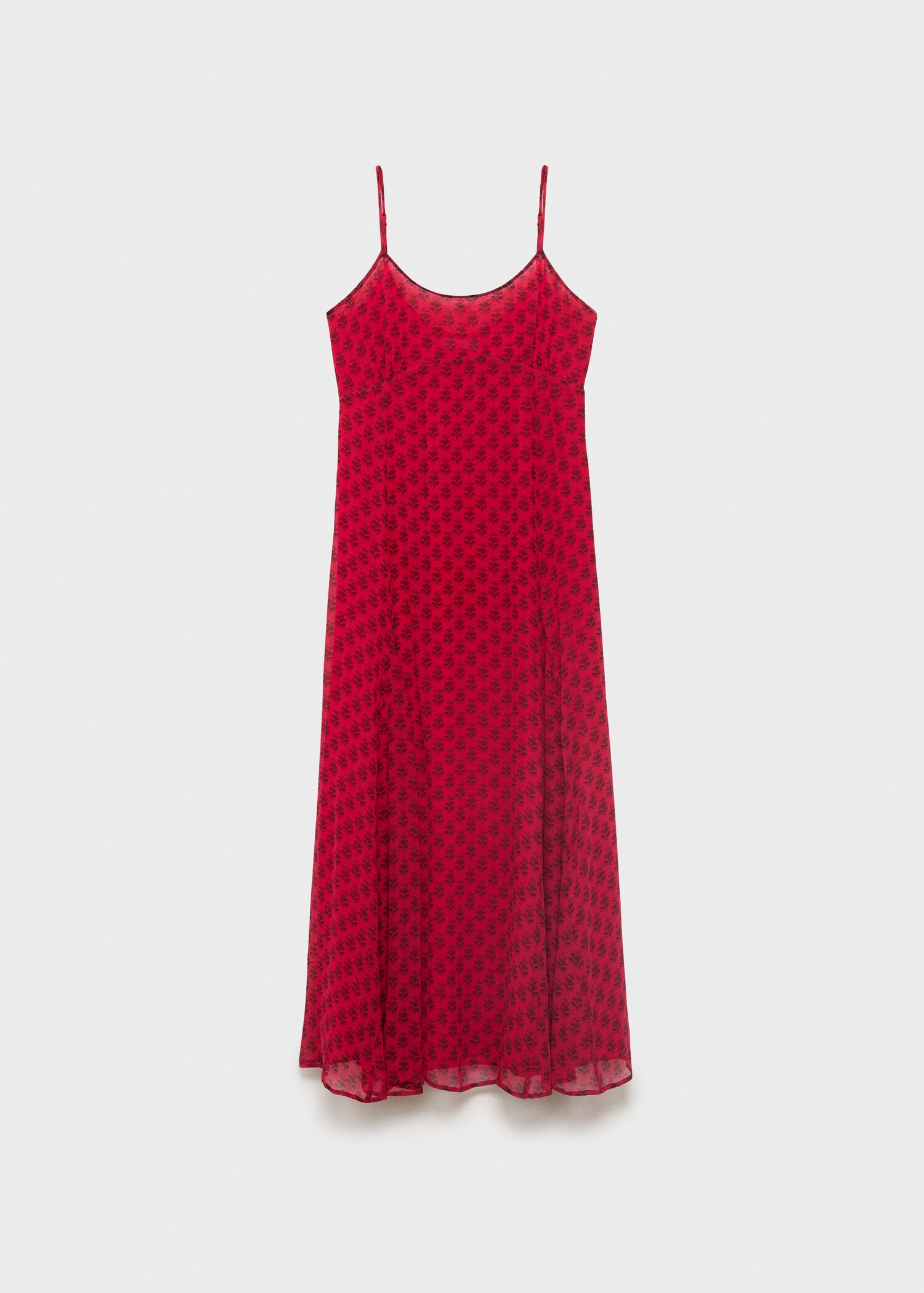 Floral-print chiffon dress - Article without model