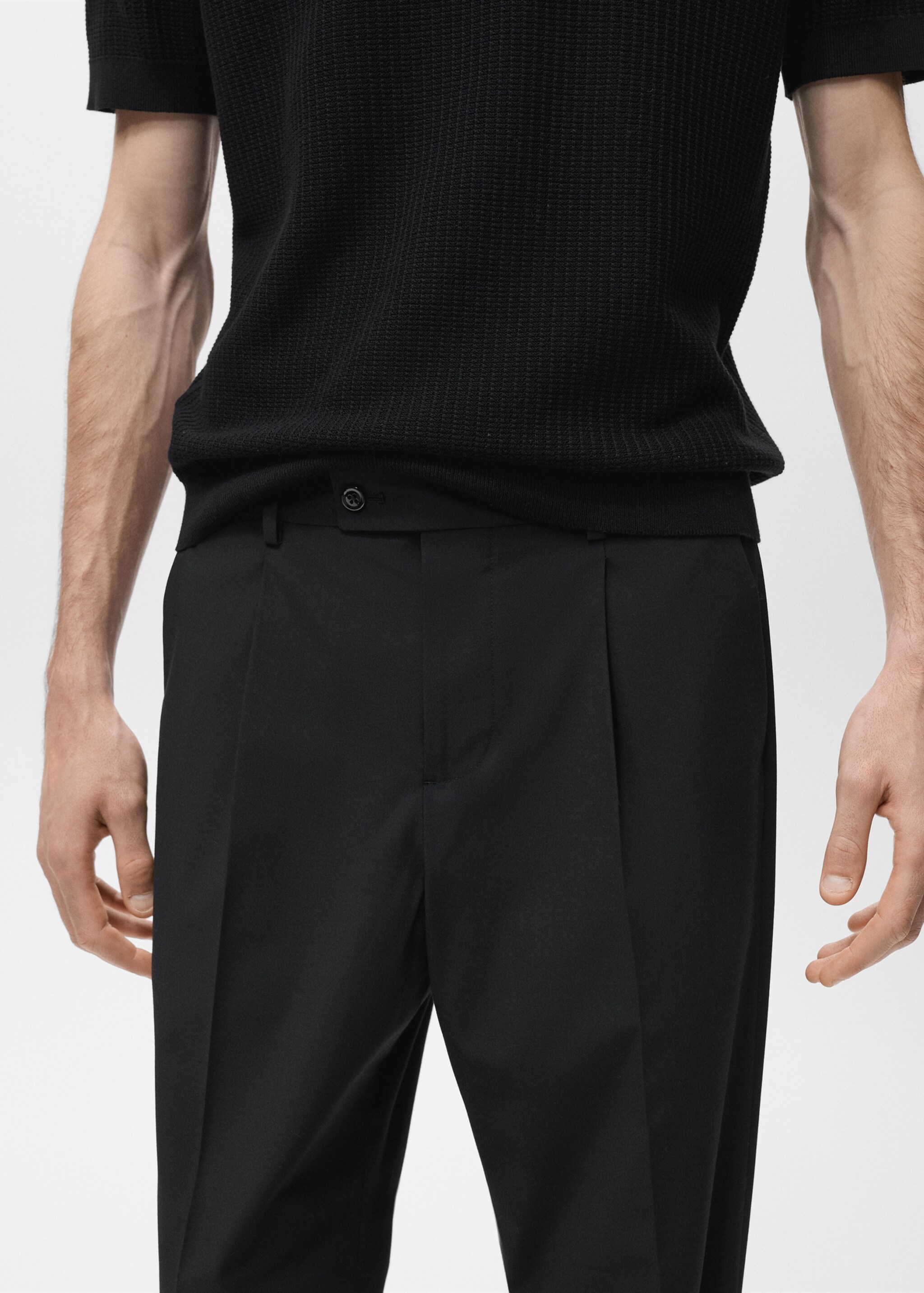 Boston regular-fit suit trousers - Details of the article 1
