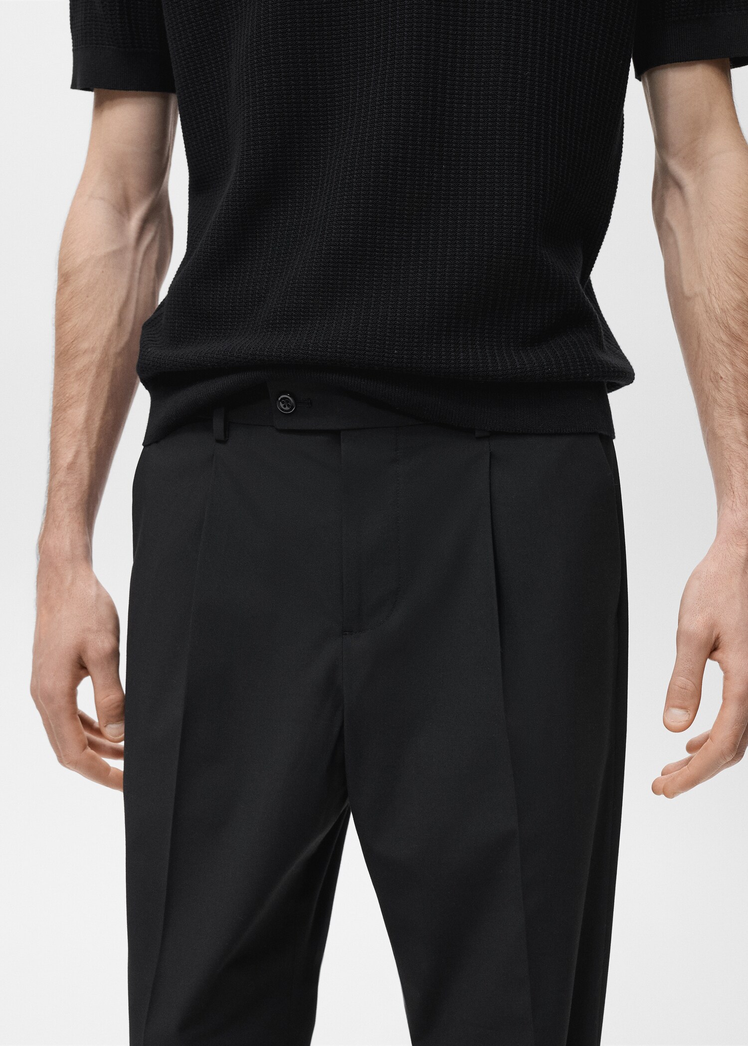Boston regular-fit suit trousers - Details of the article 1