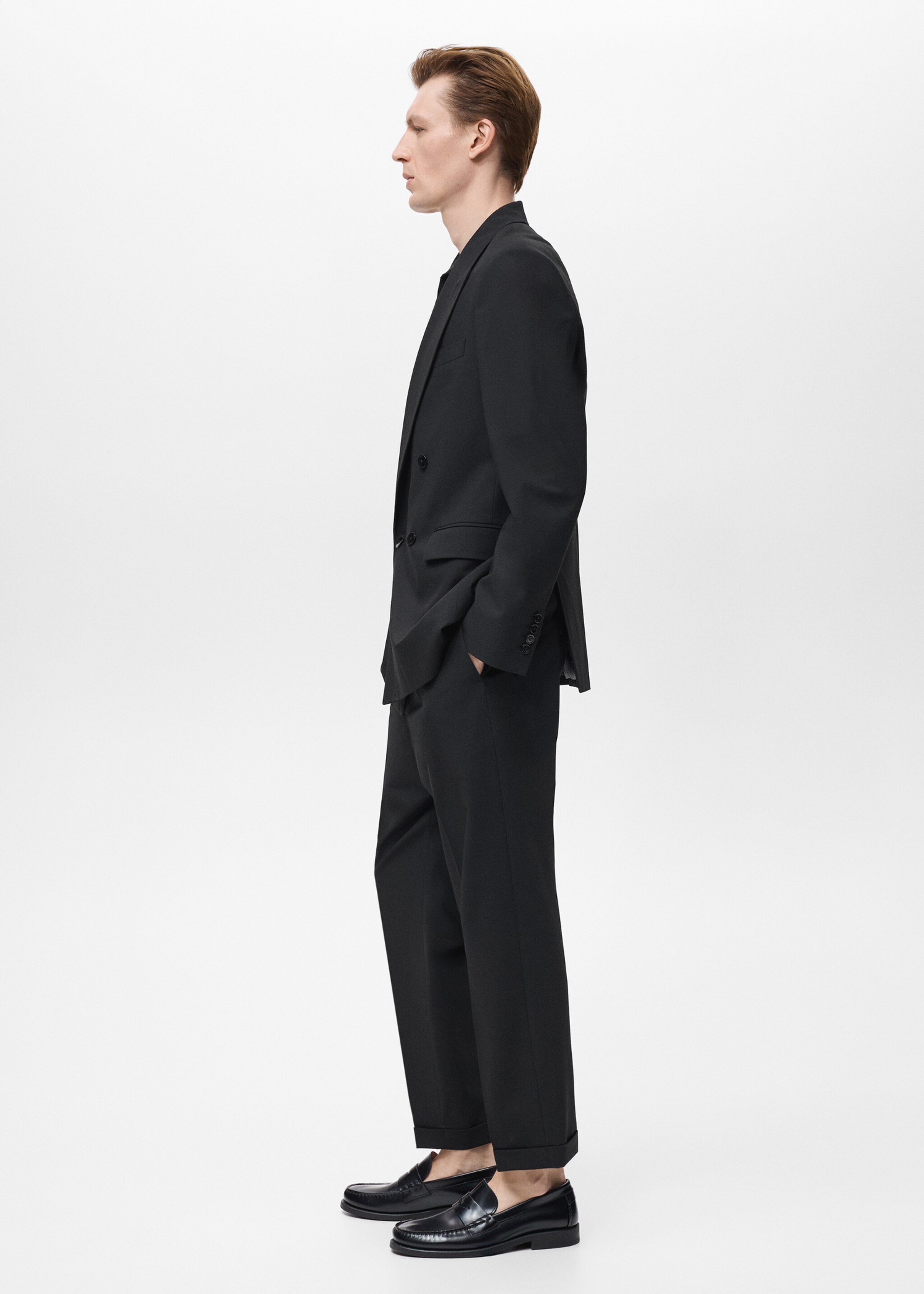 Boston regular-fit suit trousers - Details of the article 2