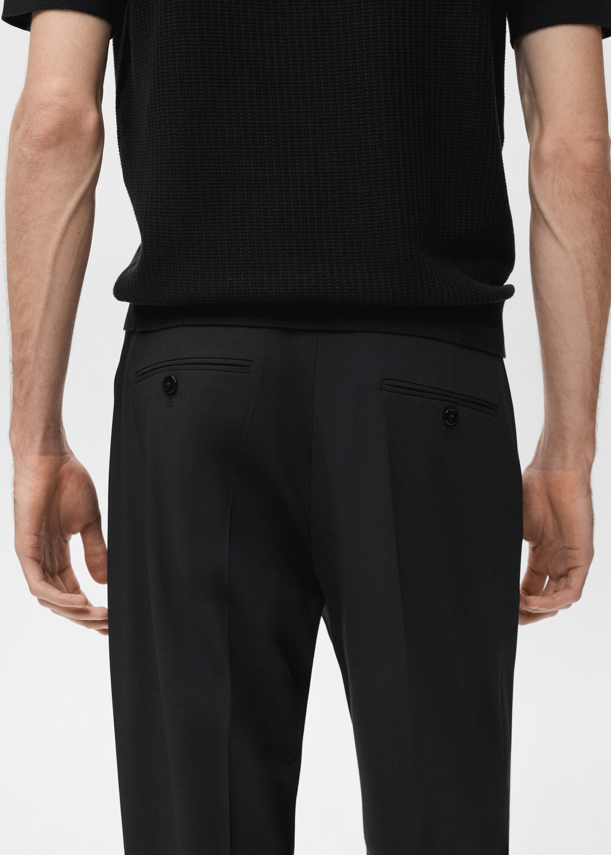 Boston regular-fit suit trousers - Details of the article 6