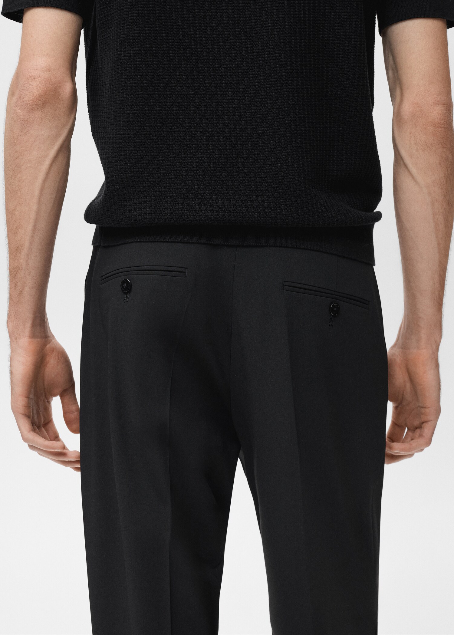 Boston regular-fit suit trousers - Details of the article 6