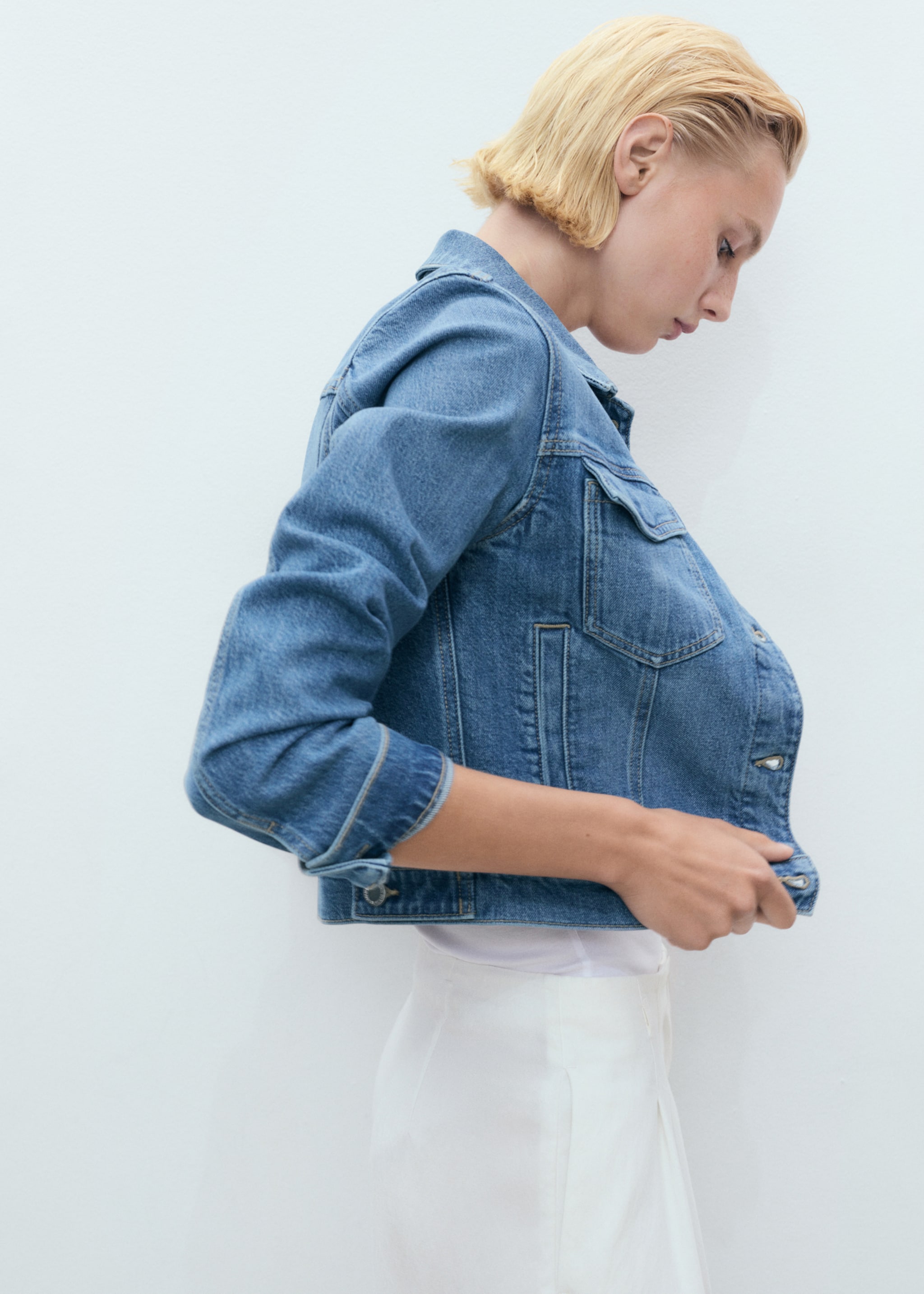Pockets denim jacket - Details of the article 2