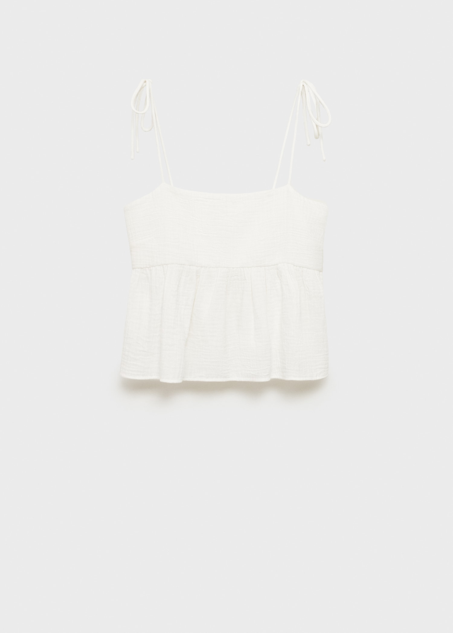 Cotton top with ruffles - Article without model